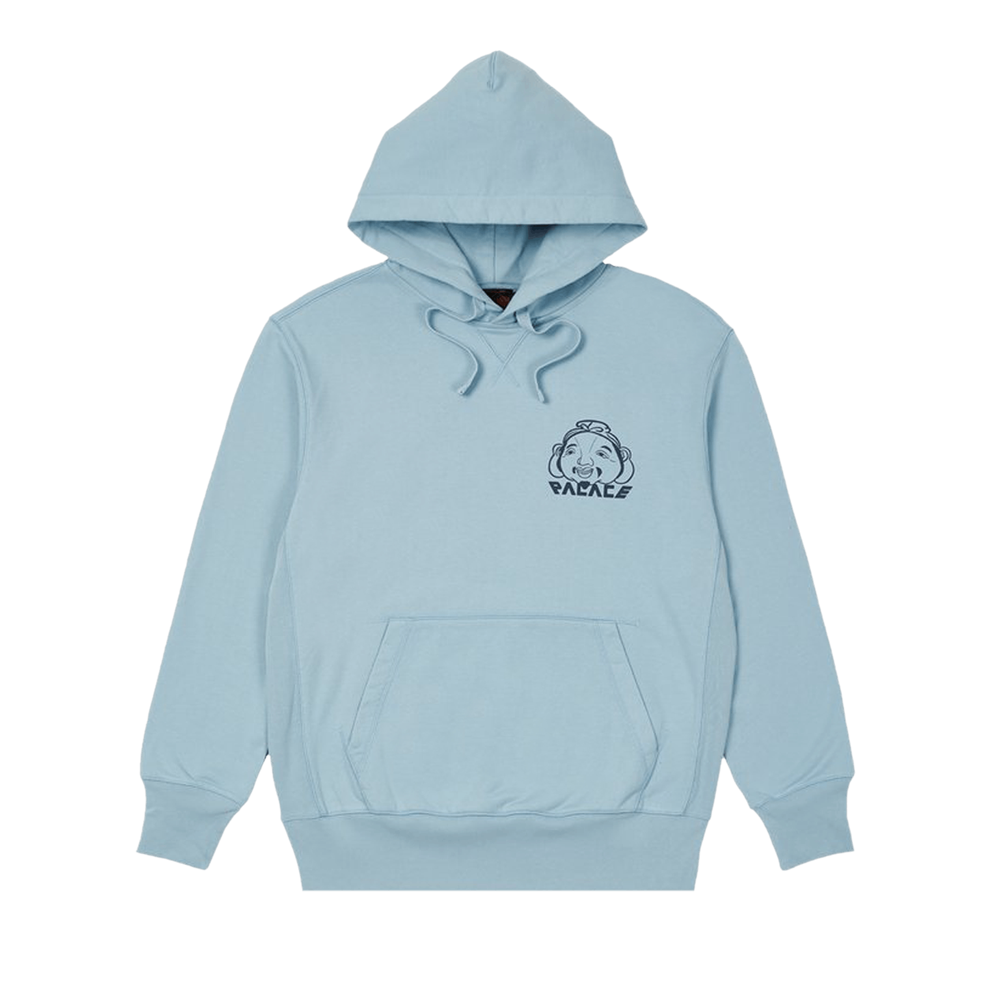 Palace x Evisu Tri-Godhead Hood 'Dusty Blue'