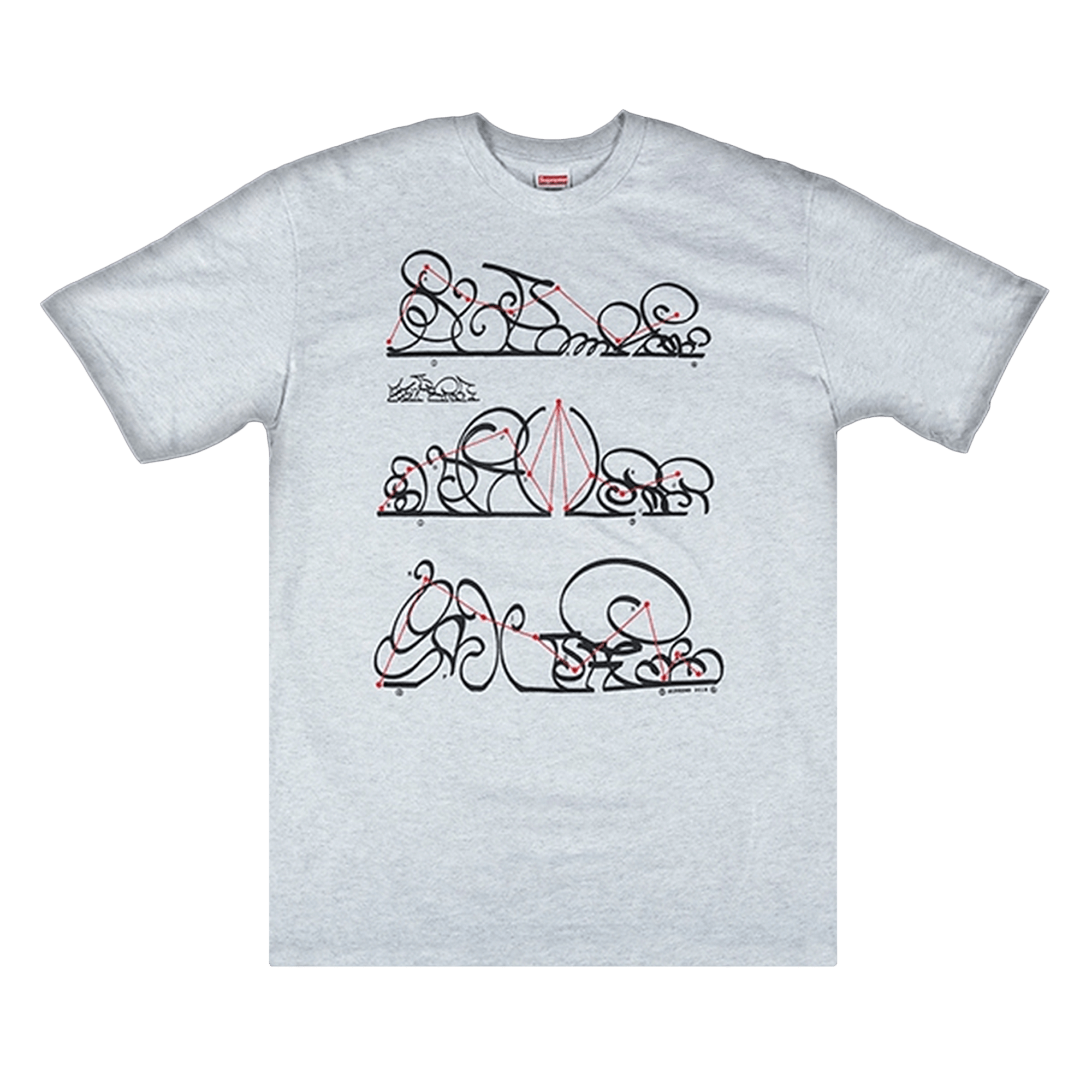 Supreme System Tee 'Ash Grey'