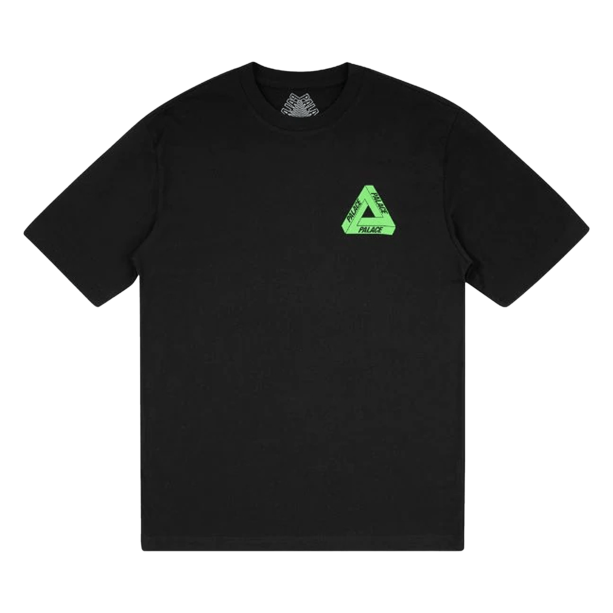 Pre-owned Palace Tri-to-help T-shirt 'black/bright Green'