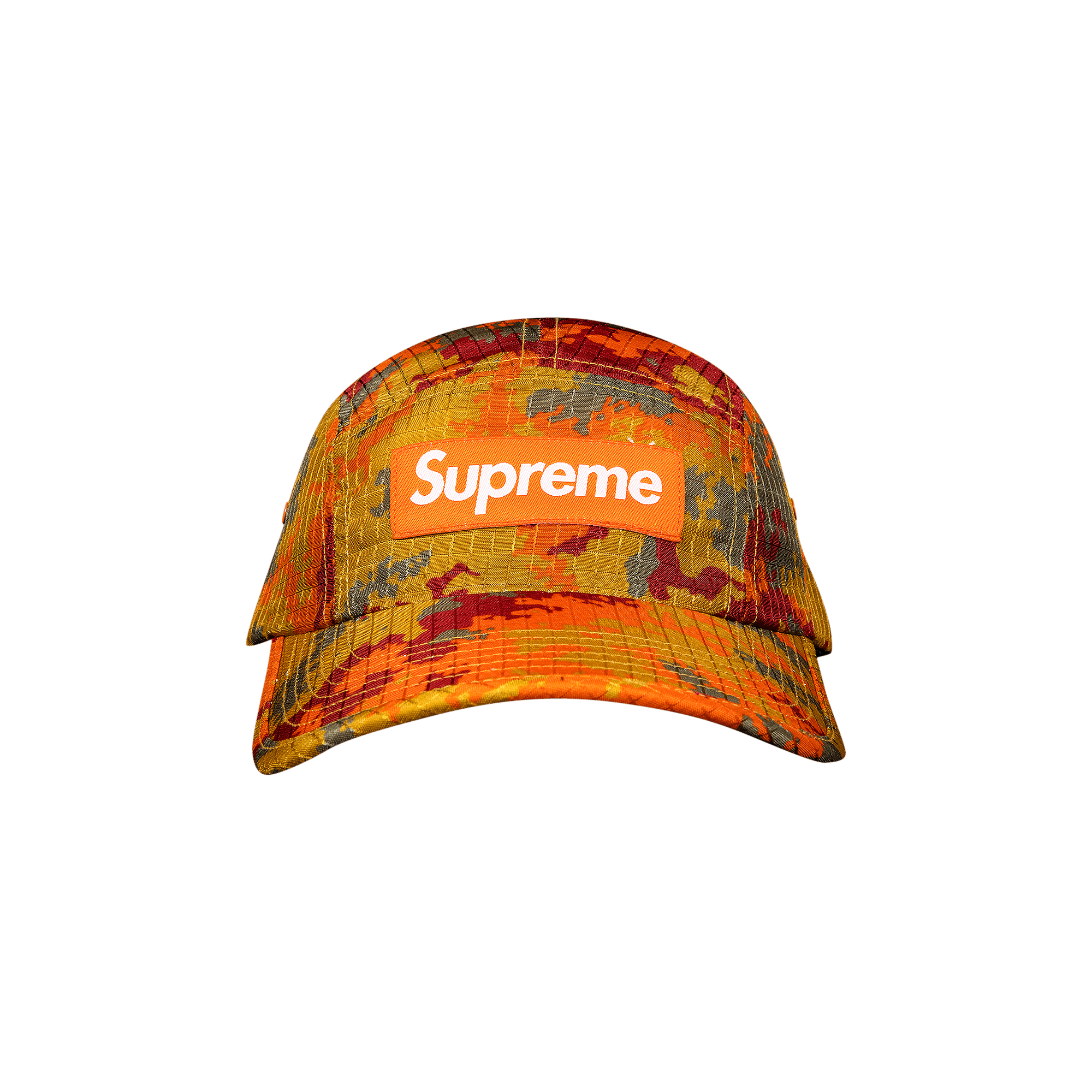 Supreme Camo Ripstop Camp Cap 'Orange Camo'