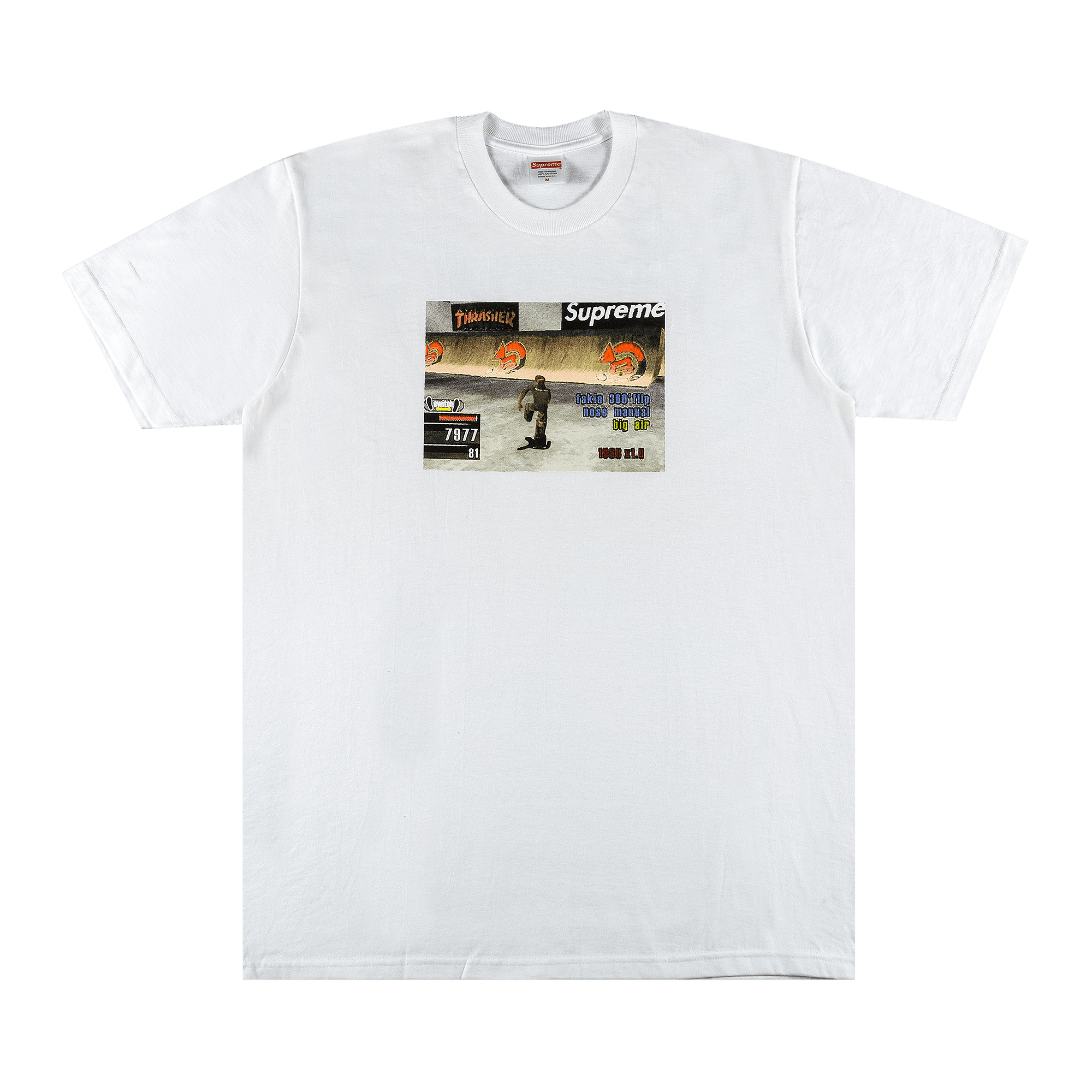 Supreme x Thrasher Game Tee 'White'