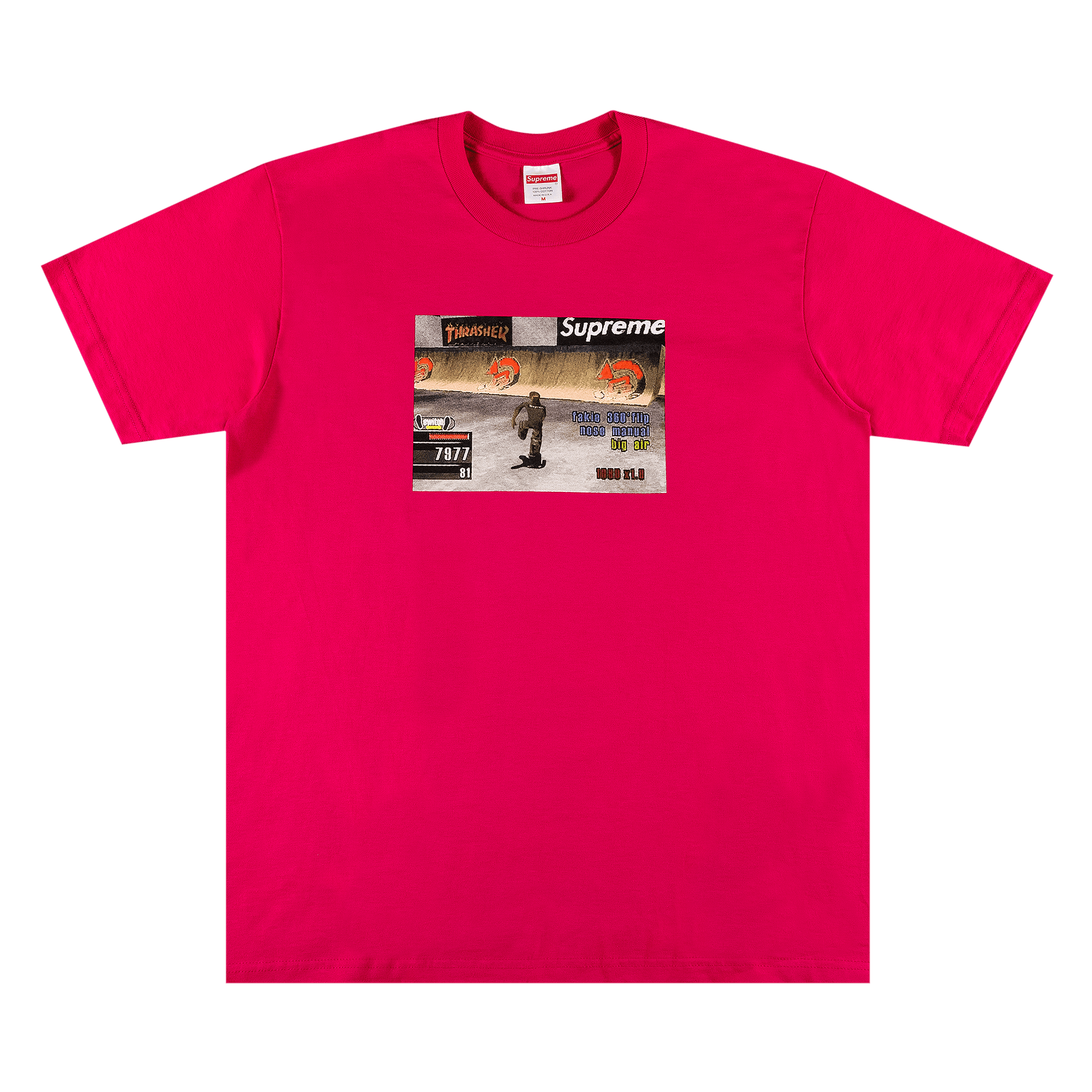 Supreme x Thrasher Game Tee 'Pink'