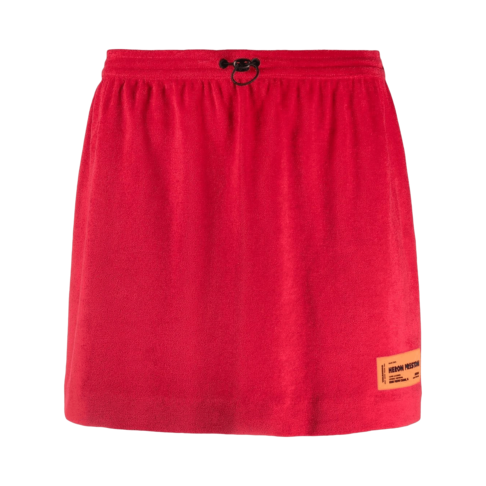 Heron Preston Terry Mini Skirt 'Red'
