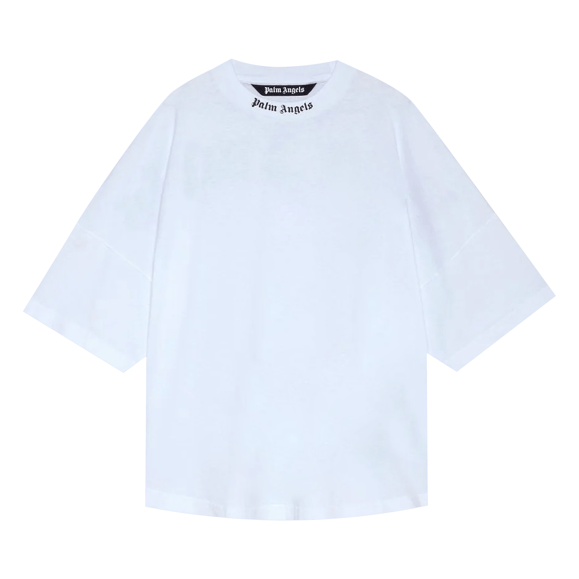 Pre-owned Palm Angels Classic Logo Over Tee 'white'