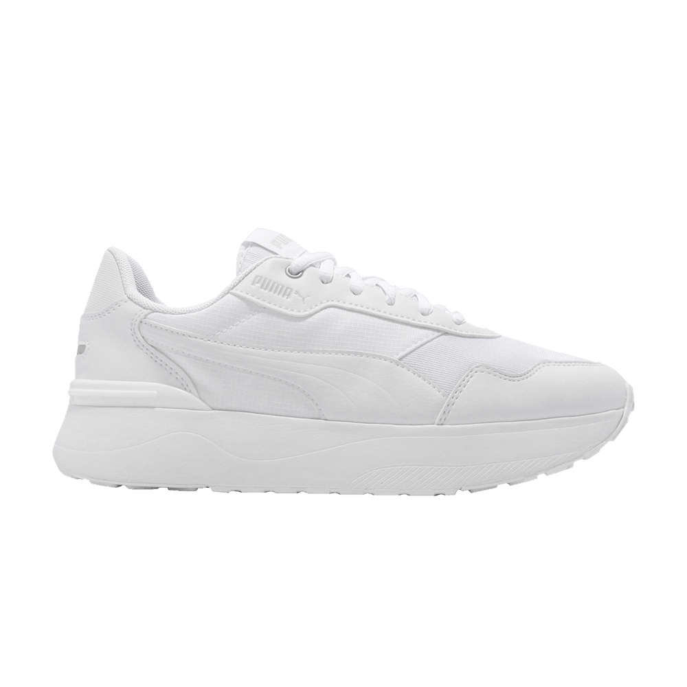 Pre-owned Puma Wmns R78 Voyage 'white'
