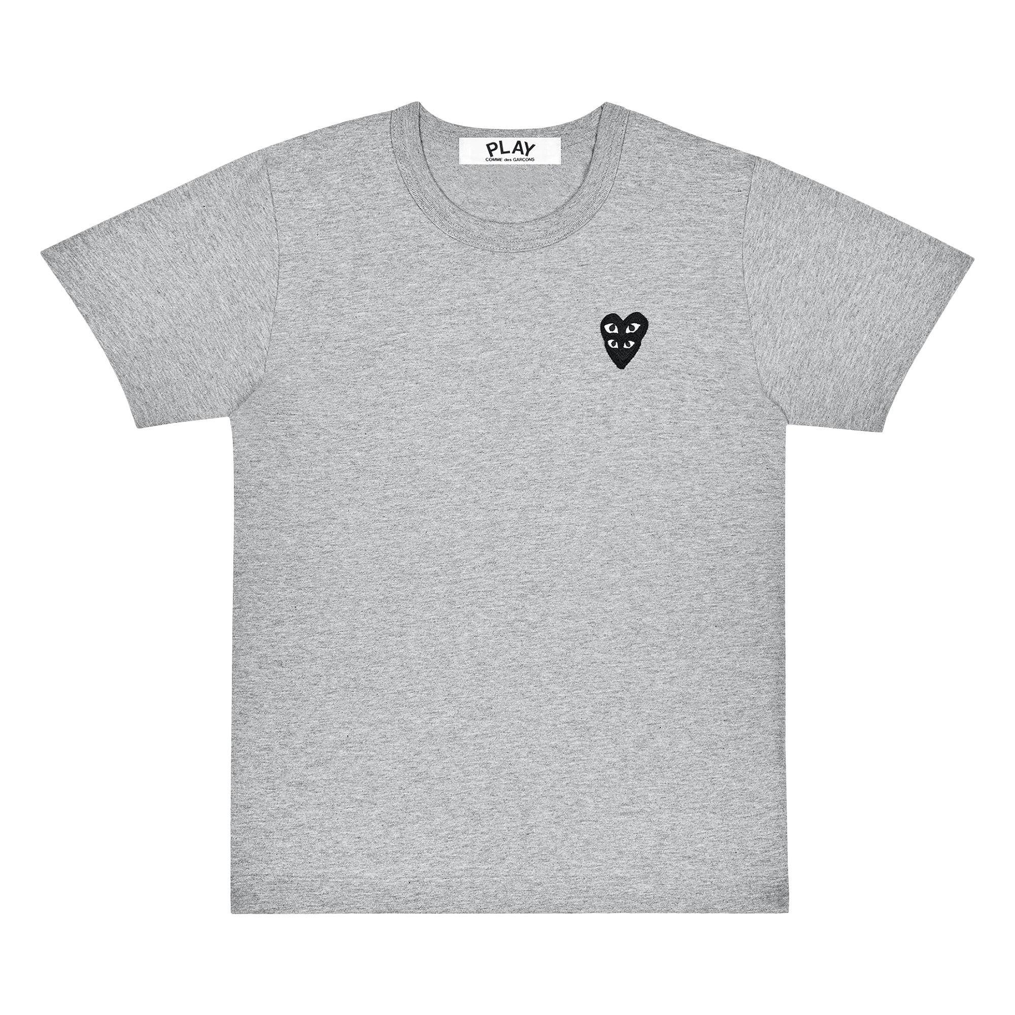 Comme des Garçons PLAY Double Heart T-Shirt 'Grey'