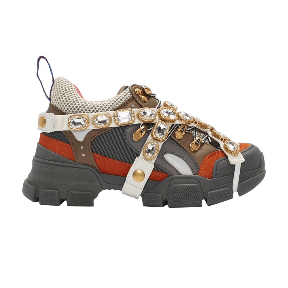 Gucci Flashtrek Crystal 'Grey Orange'