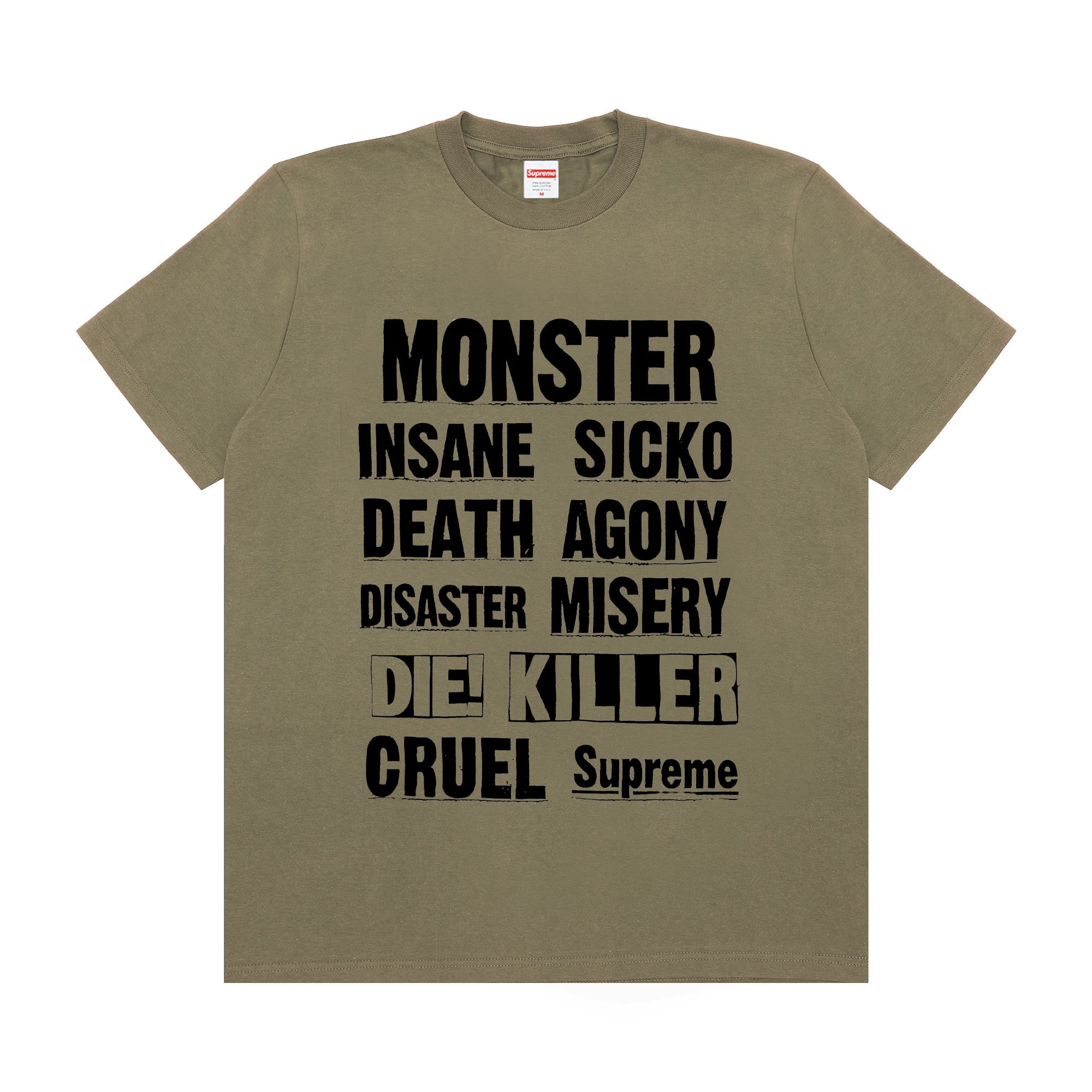 Supreme Monster Tee 'Light Olive'