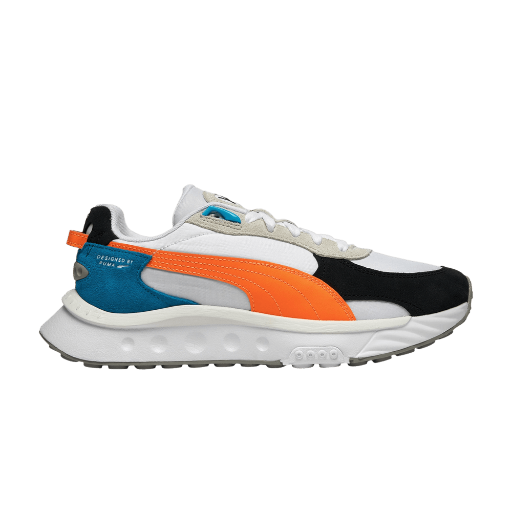 PUMA WILD RIDER 'ROLLIN' - WHITE ORANGE GLOW'