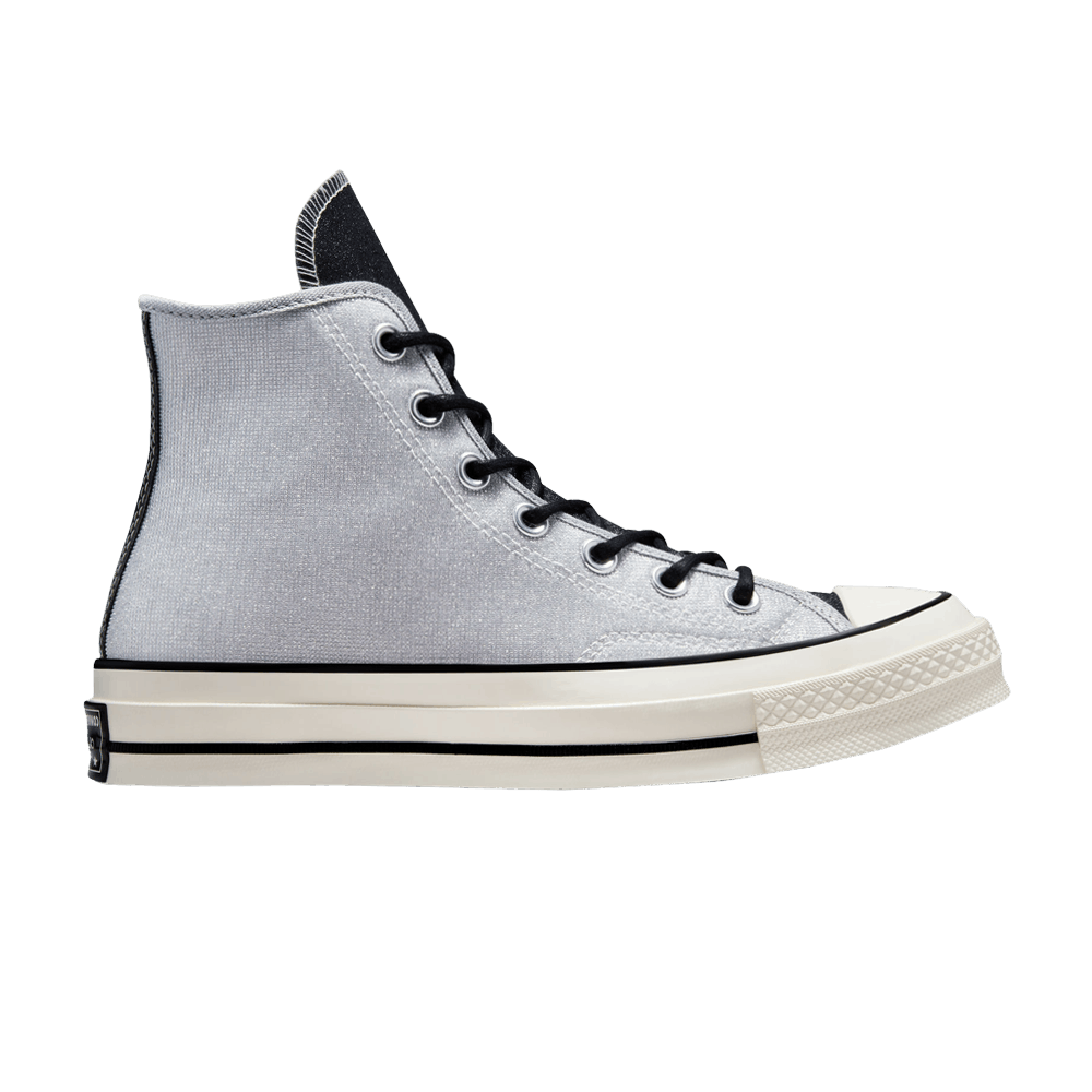 Pre-owned Converse Wmns Chuck 70 High 'icy Shine - Silver'