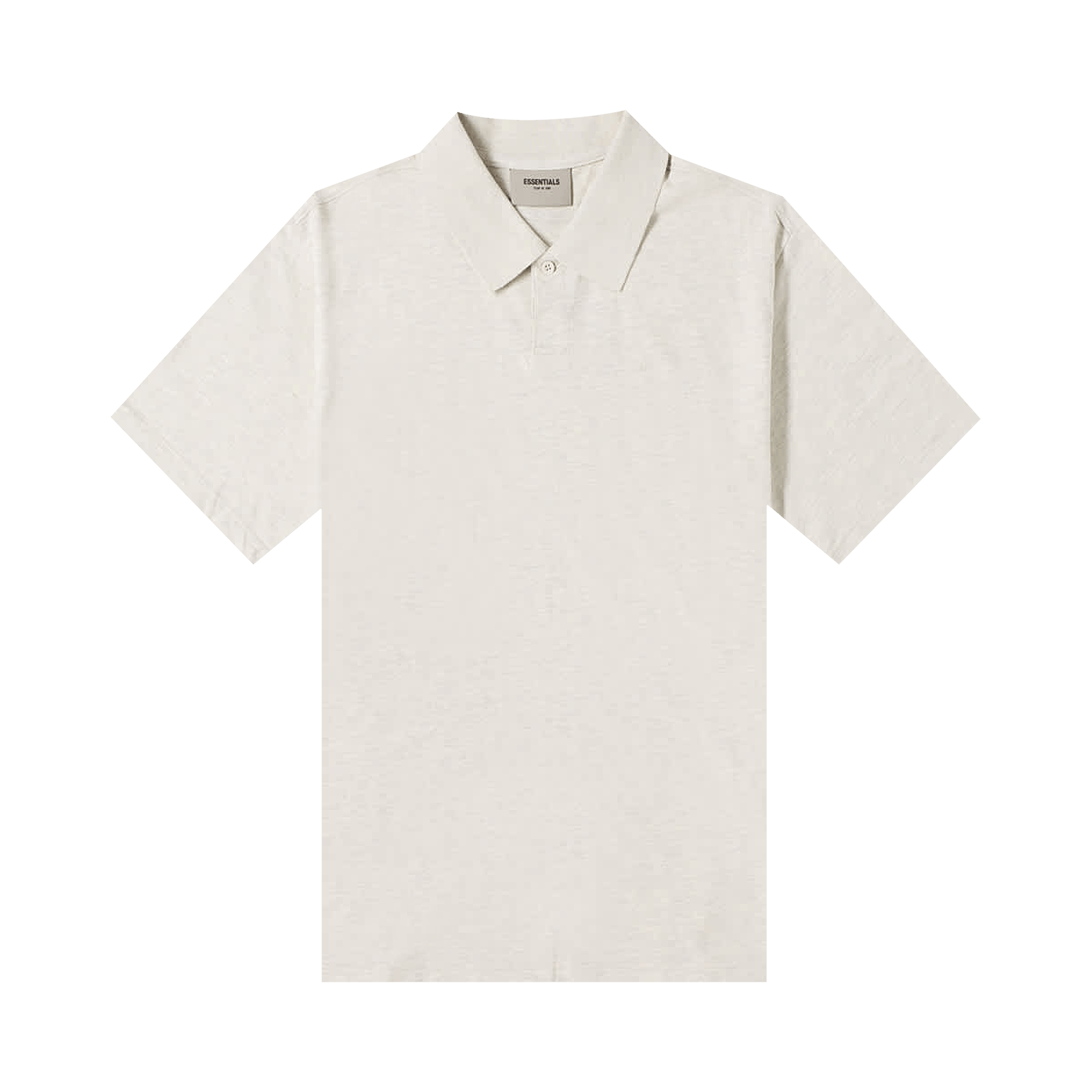 Pre-owned Essentials Fear Of God  Polo 'light Heather Oatmeal' In Grey