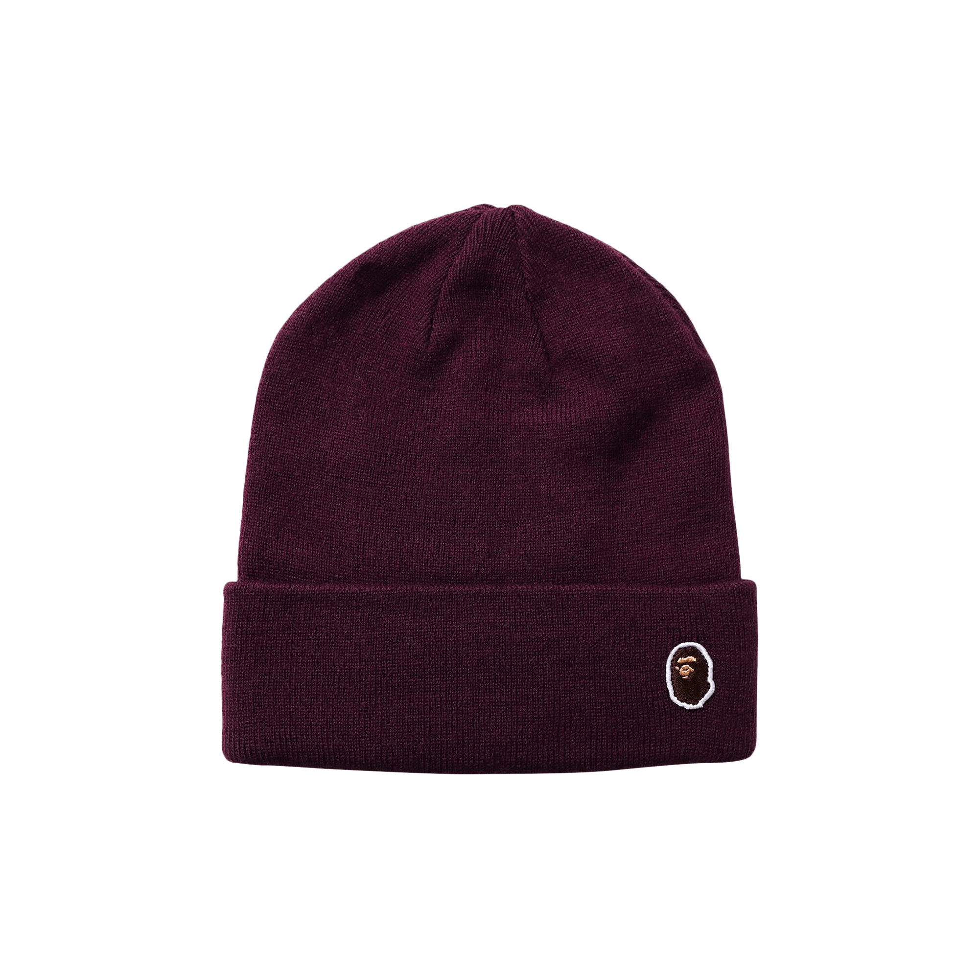 BAPE Ape Head One Point Knit Cap 'Purple'