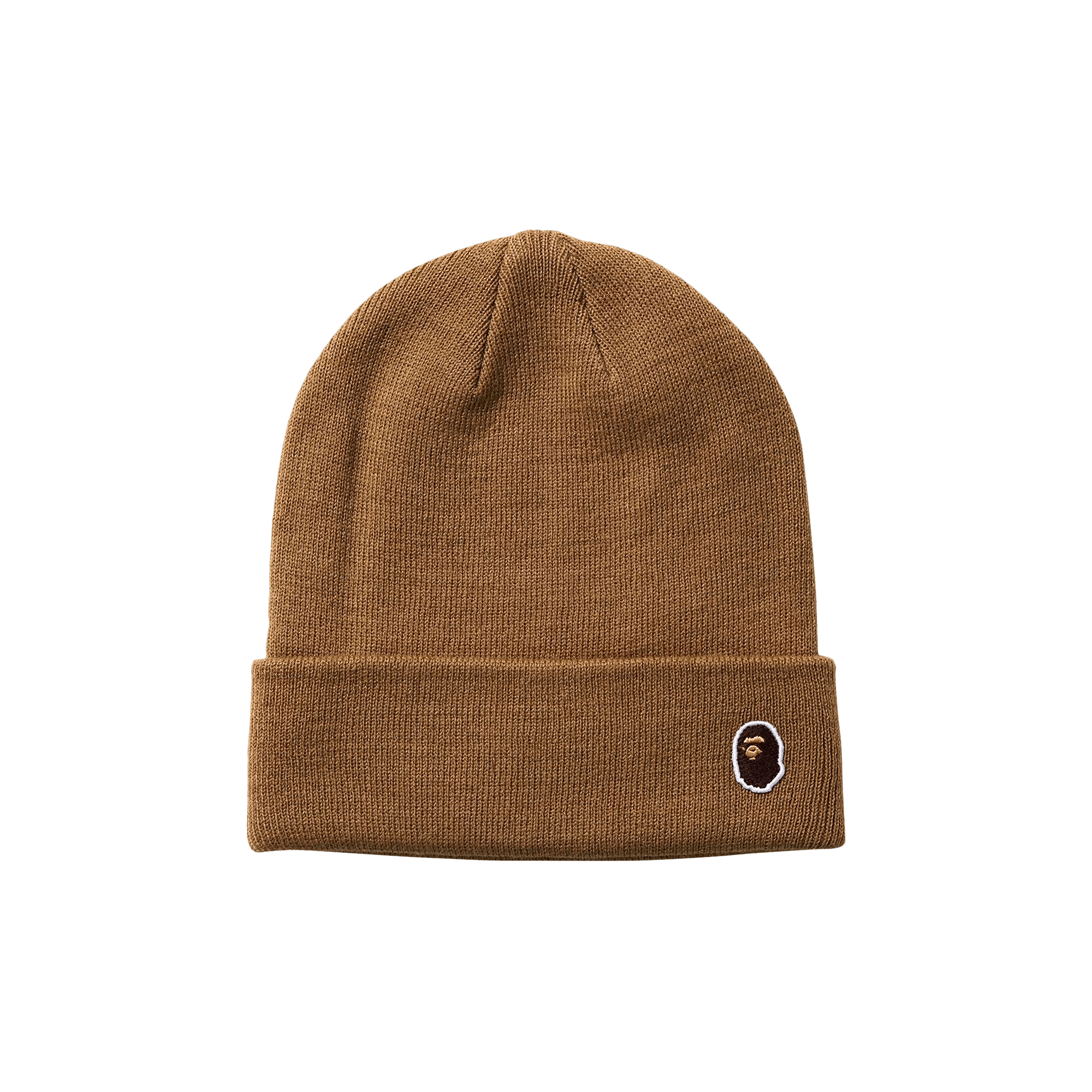 BAPE Ape Head One Point Knit Cap 'Beige'