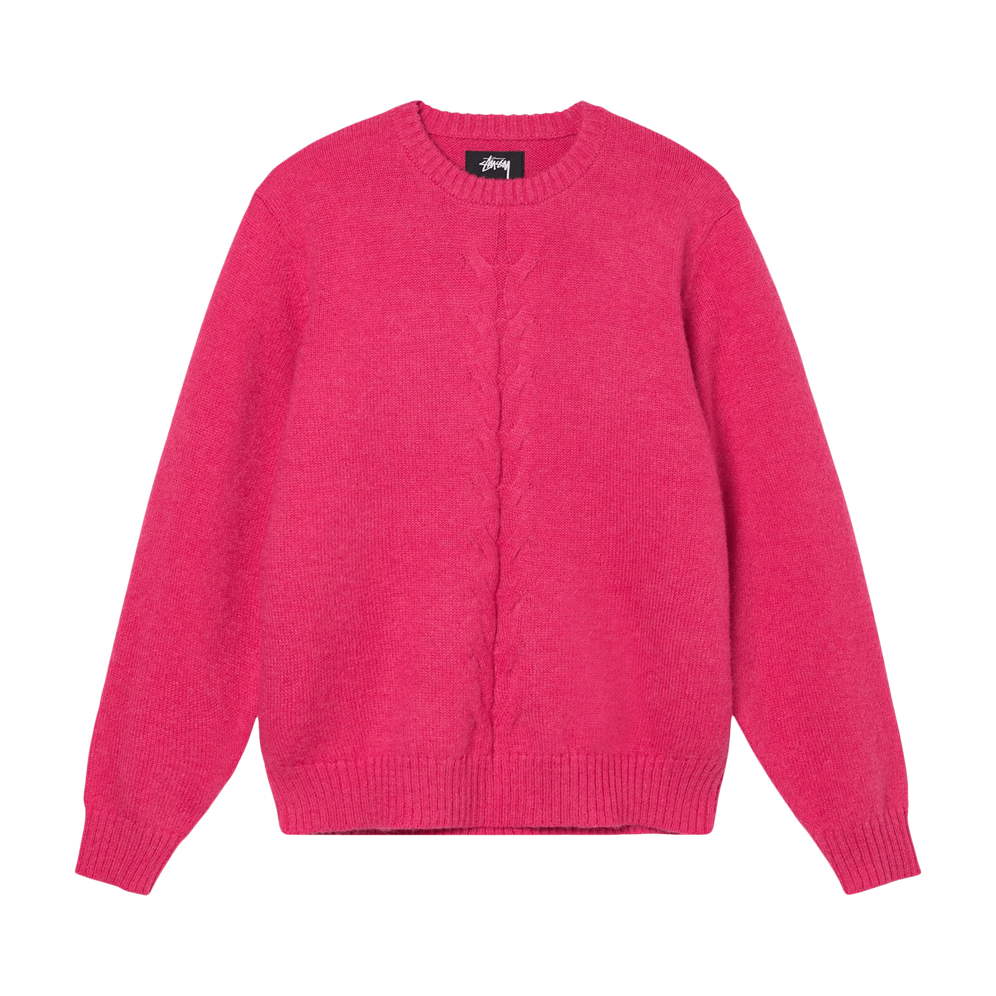 Stussy Double Cable Sweater 'Pink'