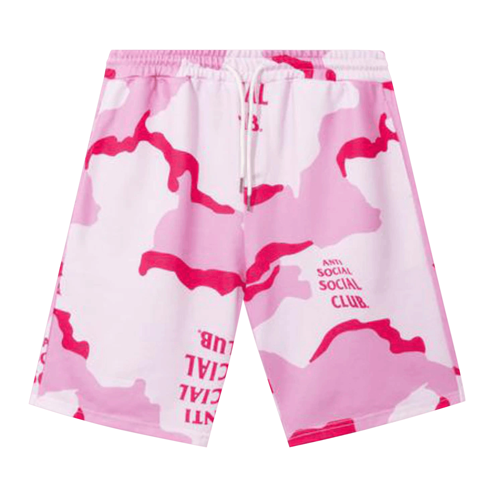 Anti Social Social Club Cotton Candy Shorts 'Pink Camo'