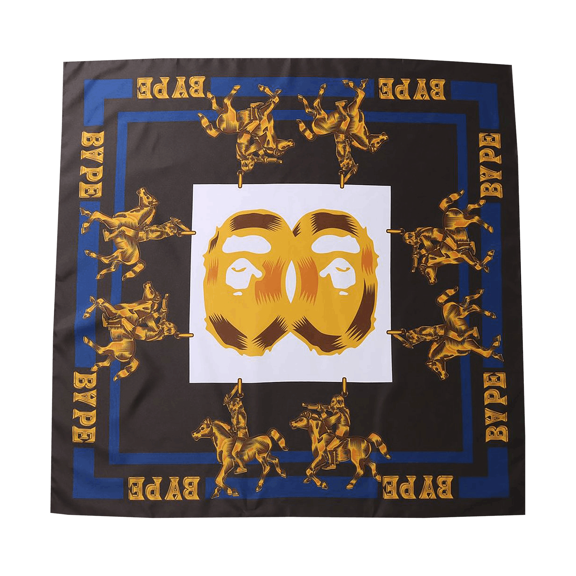 BAPE Double Ape Head Scarf 'Black'
