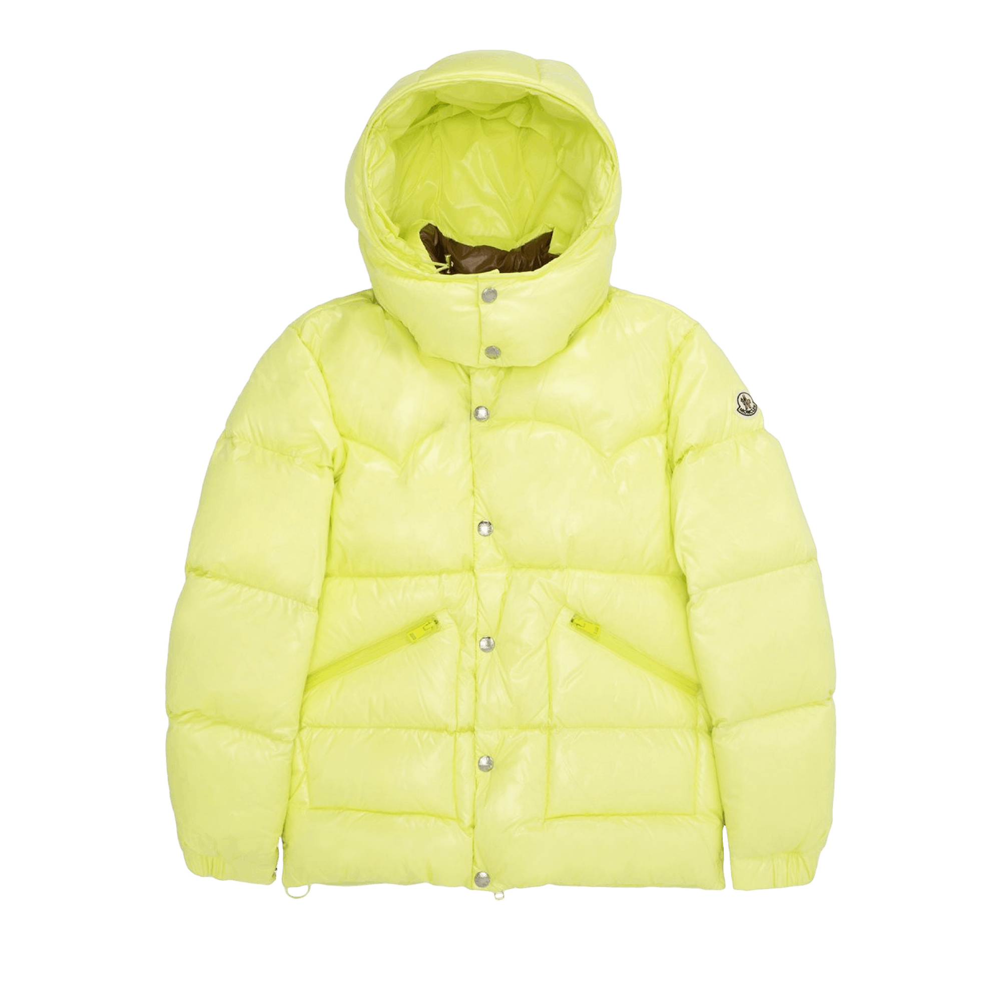 Moncler Coutard Shiny Puffer Jacket 'Yellow'