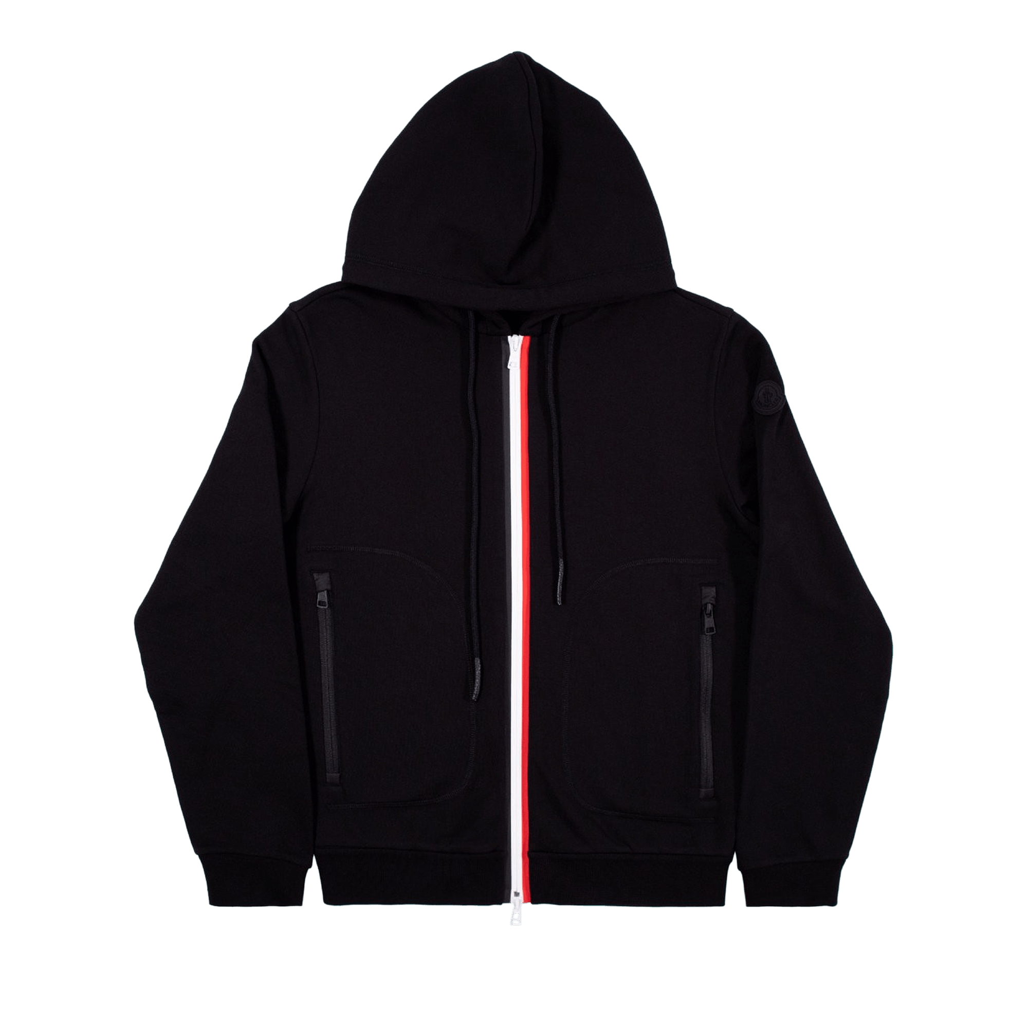 Moncler Maglia Cardi Hoodie With Zipper 'Black'