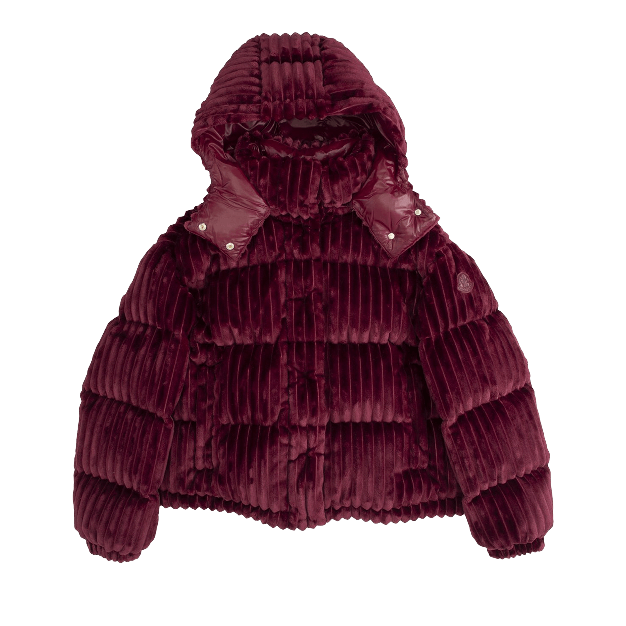 Moncler Daos Cowneck Corduroy Jacket 'Burgundy'