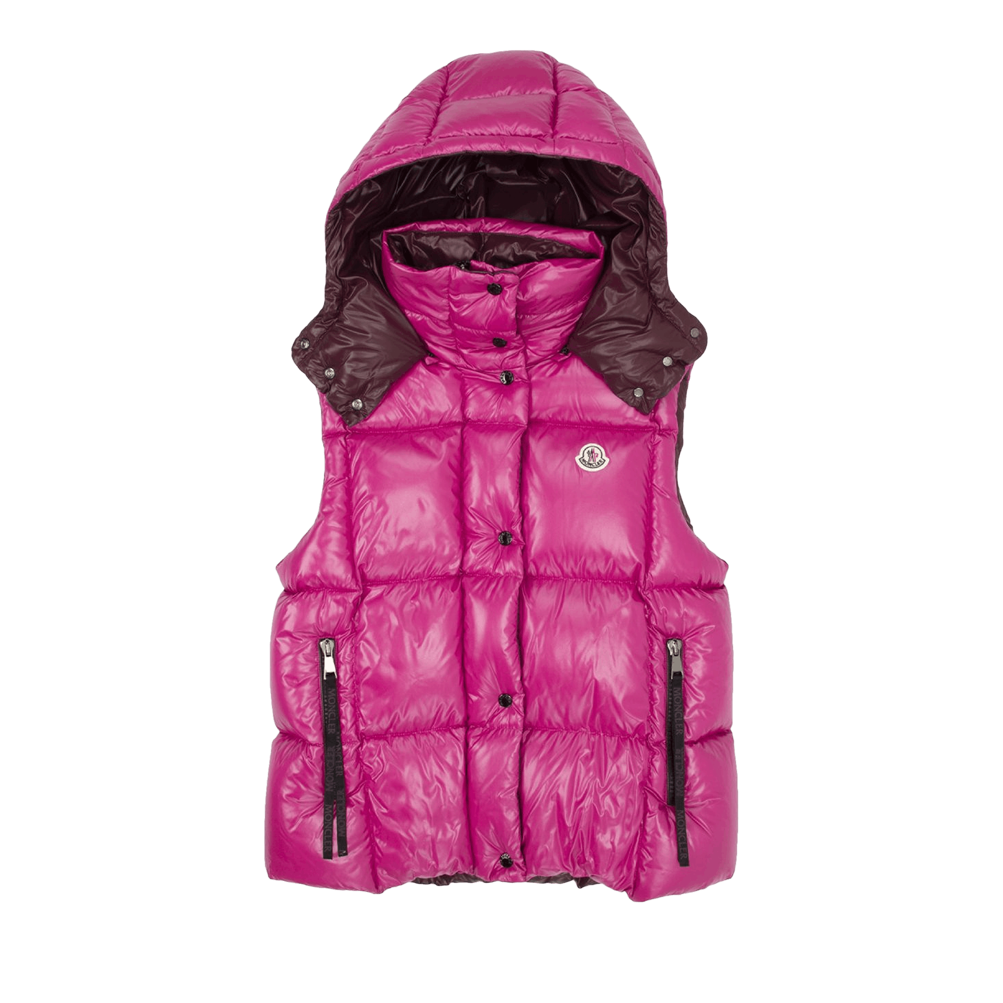 Moncler Luzule Oversized Puffer Vest 'Fuchsia/Berry'