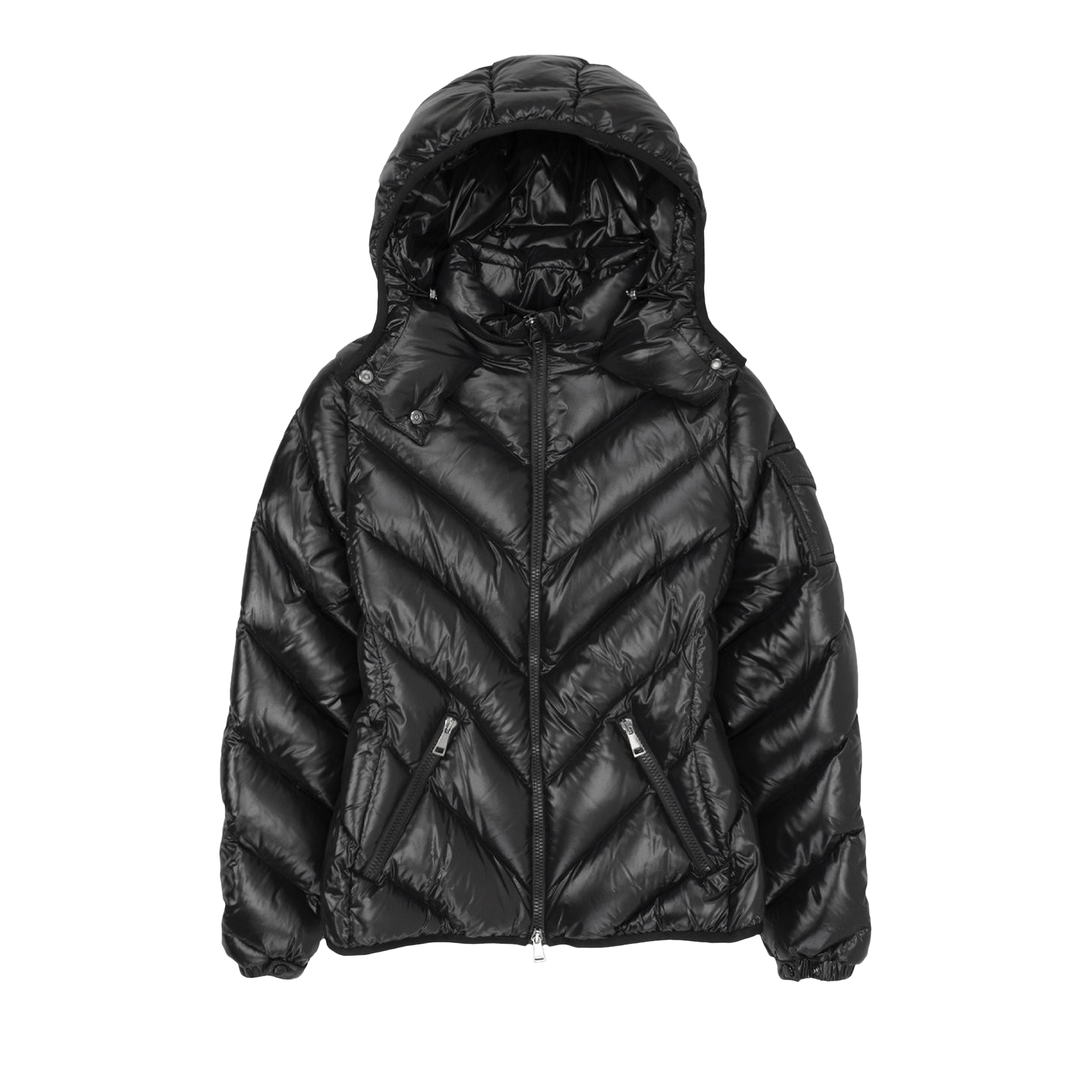 Moncler Brouel Shiny Puffer Jacket 'Black'