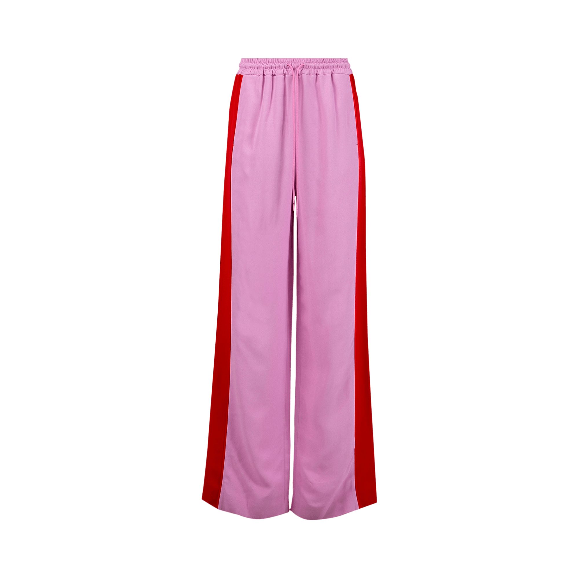 Pre-owned Burberry Side Stripe Wide Leg Pant 'primrose Pink'