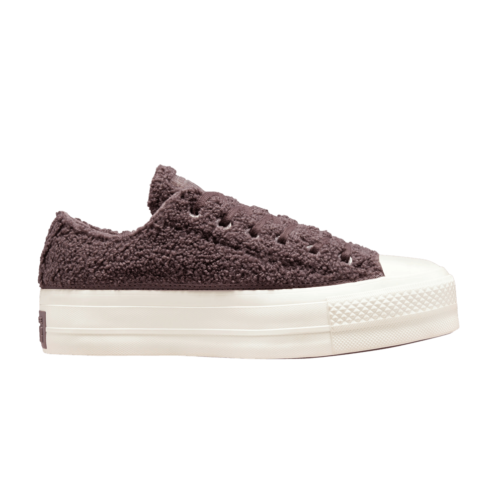 Converse Wmns Chuck Taylor All Star Platform Low 'Cozy Sherpa - Violet Ore' - 572201C