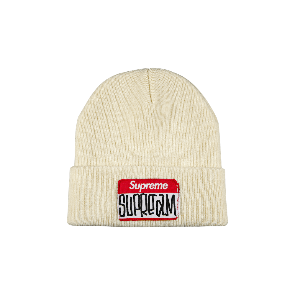 Supreme Gonz Nametag Beanie 'Natural'