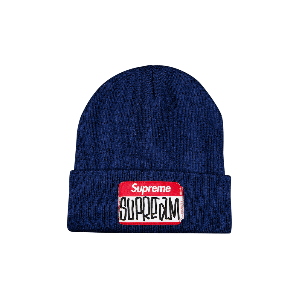 Supreme Gonz Nametag Beanie 'Navy'