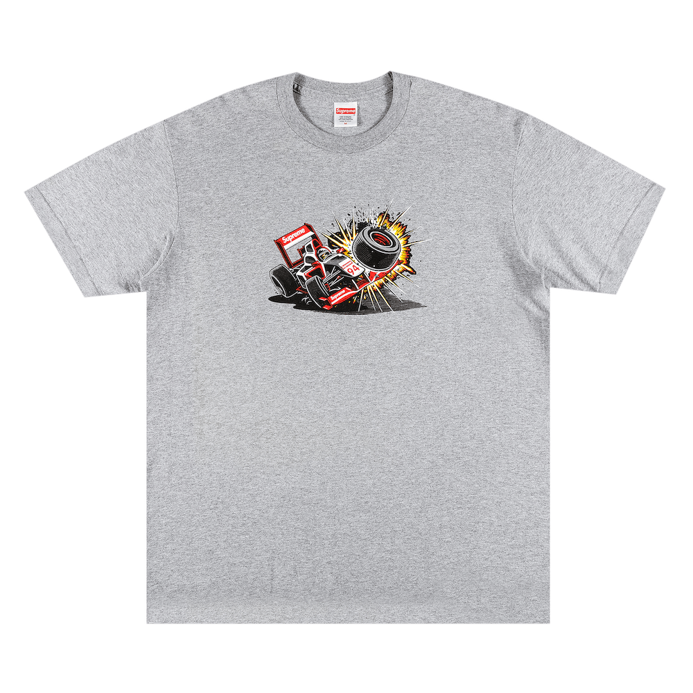 Supreme Crash Tee 'Heather Grey'