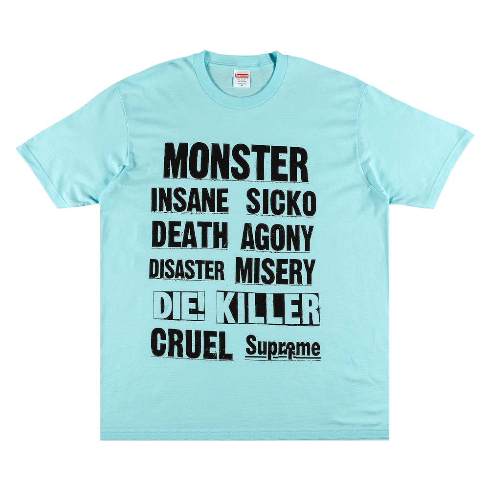 Supreme Monster Tee 'Turquoise'