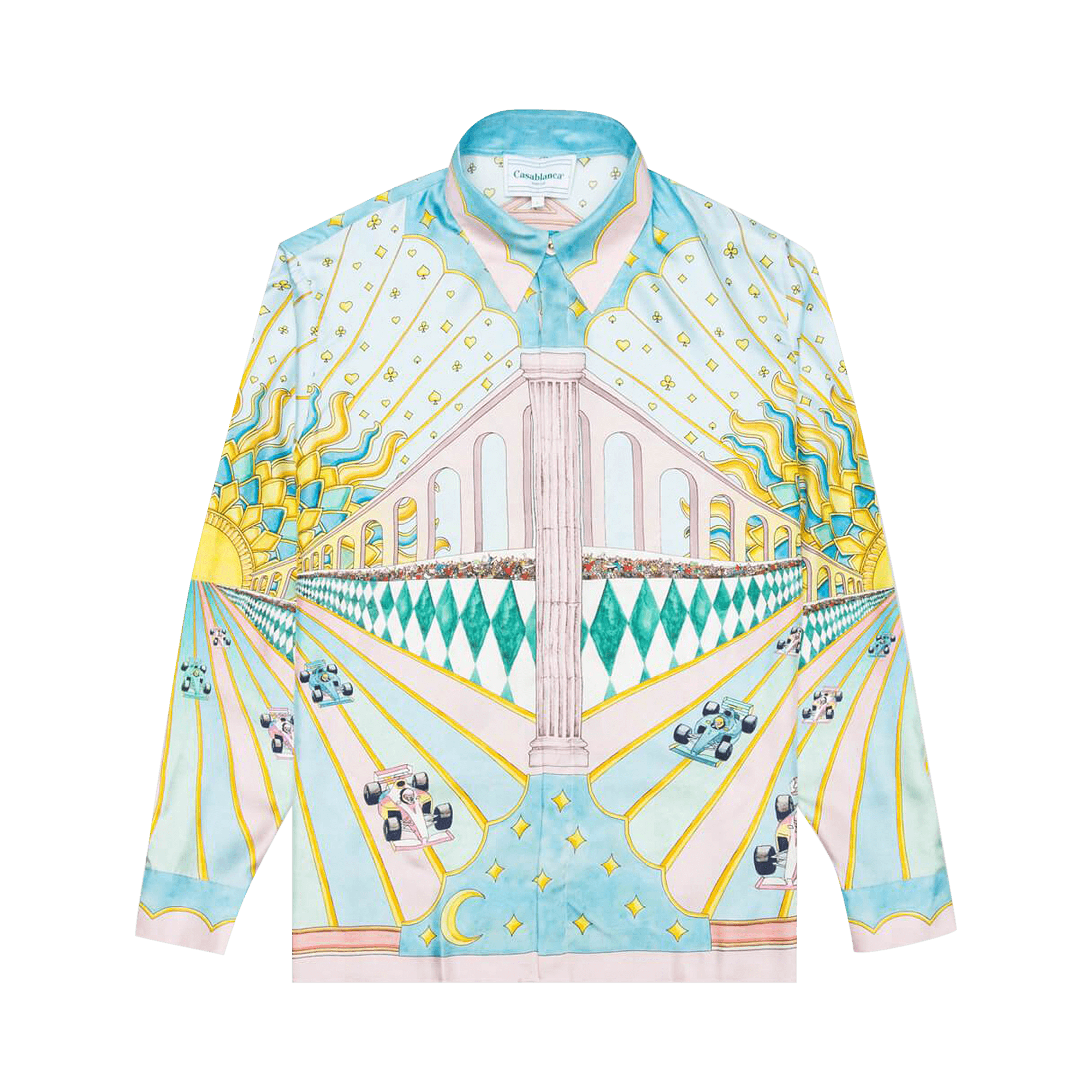 Casablanca 100's Printed Silk Twill Shirt 'Multicolor'