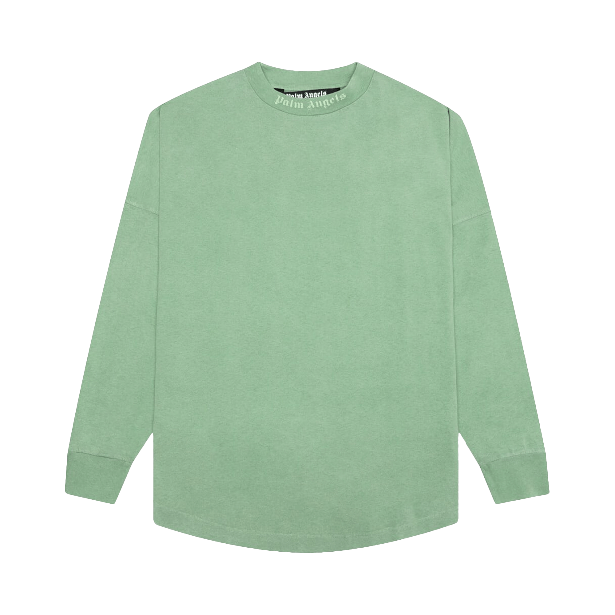 Palm Angels GD Classic Logo Over Long-Sleeve Tee 'Forest Green'