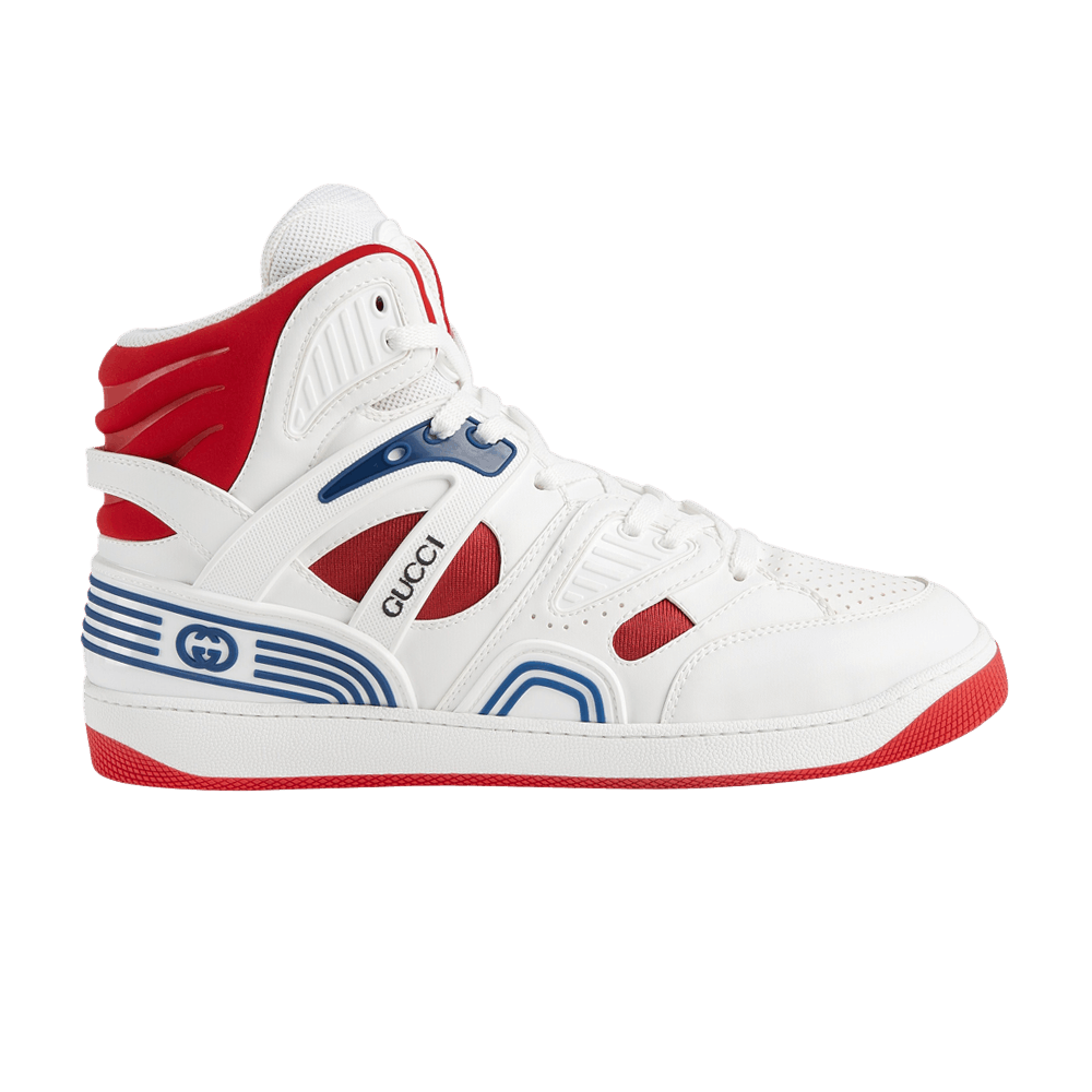 Gucci Basket High 'White Red'