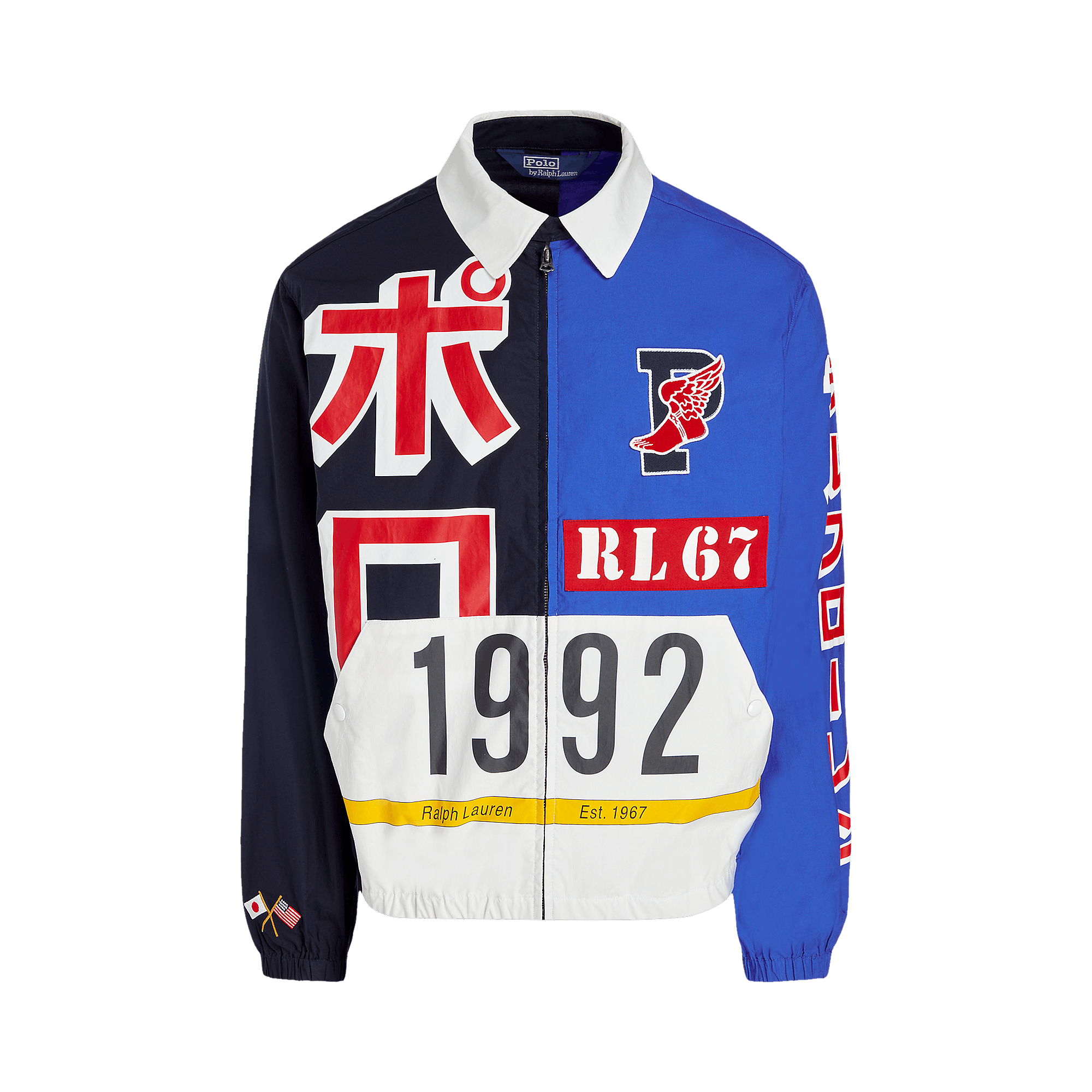 Polo Ralph Lauren Tokyo Stadium Jacket 'Aviator Navy/Whte/Sapphire Str'