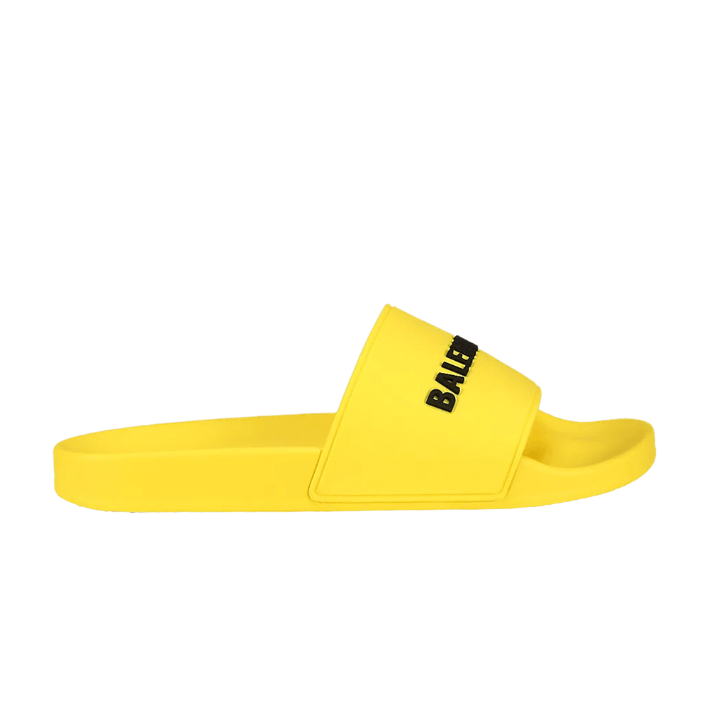 Balenciaga Pool Slides 'Yellow Black'