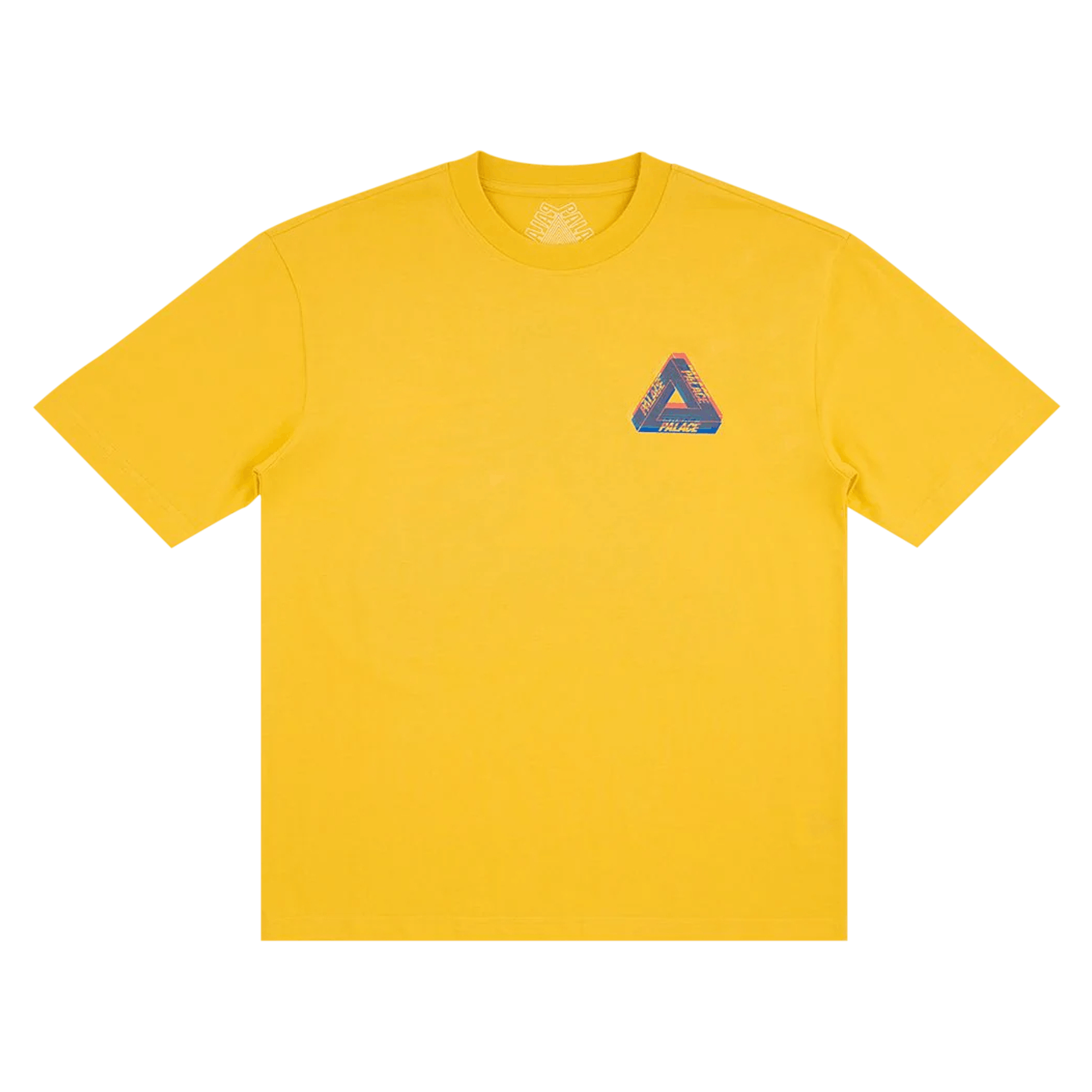 Palace Tri-Ferg Colour Blur T-Shirt 'Pale Yellow'