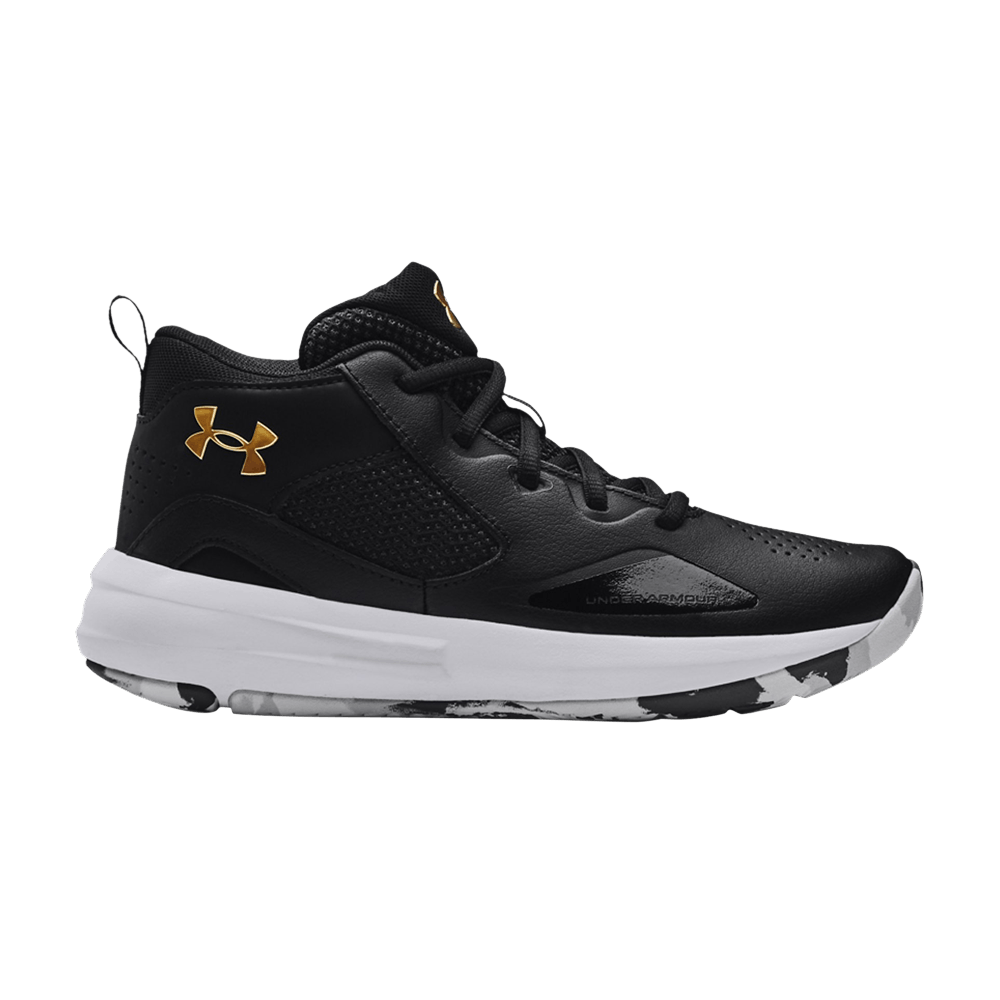 Pre-owned Under Armour Lockdown 5 Gs 'black Metallic Gold'