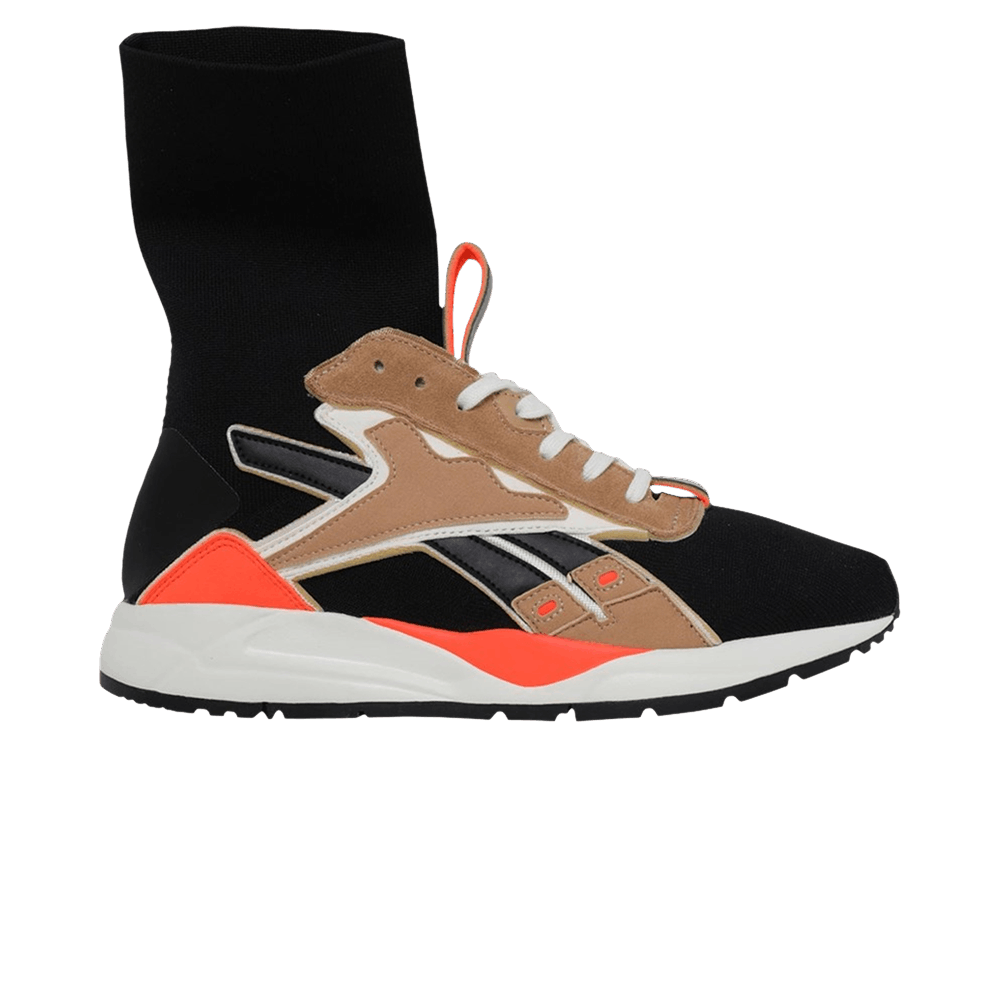 Victoria Beckham x Reebok Bolton Sock 'Black Sahara Orange'