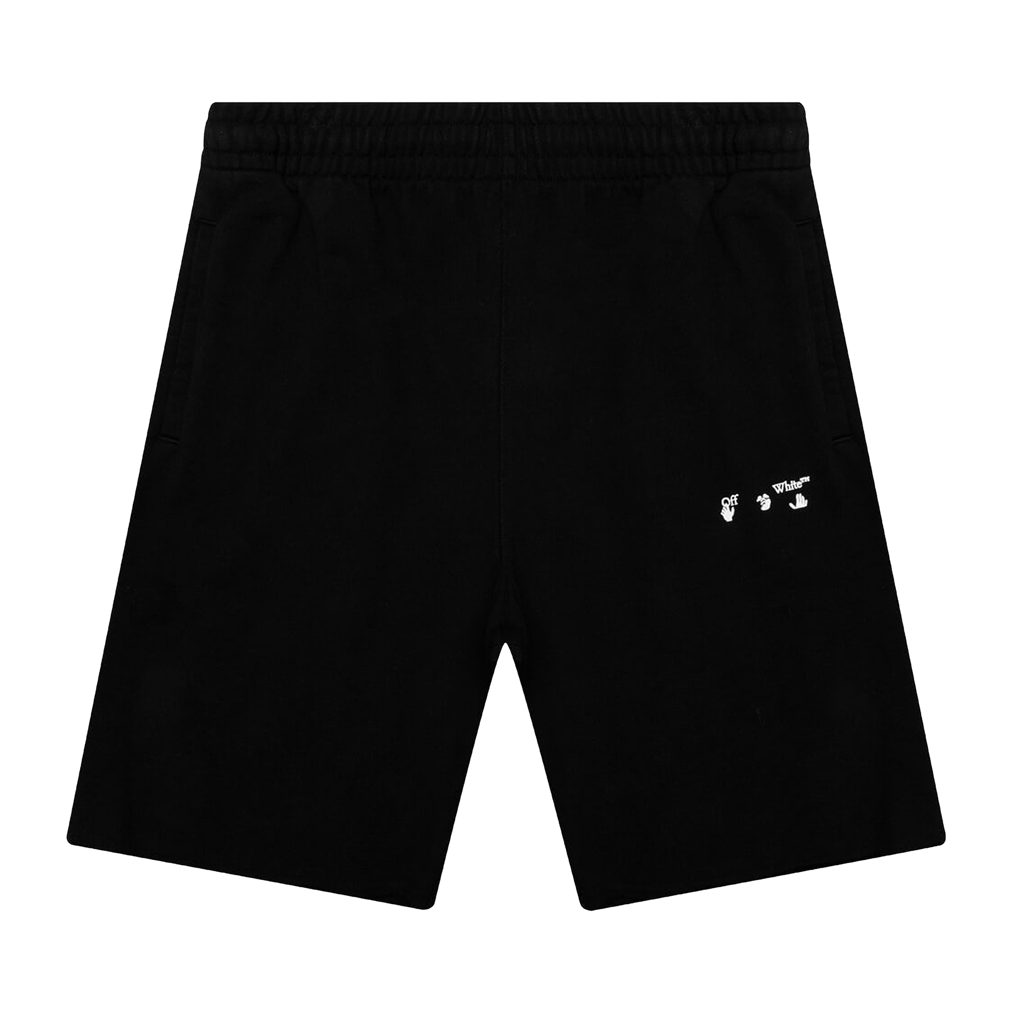 Off-White Logo Sweatshorts 'Black/White'