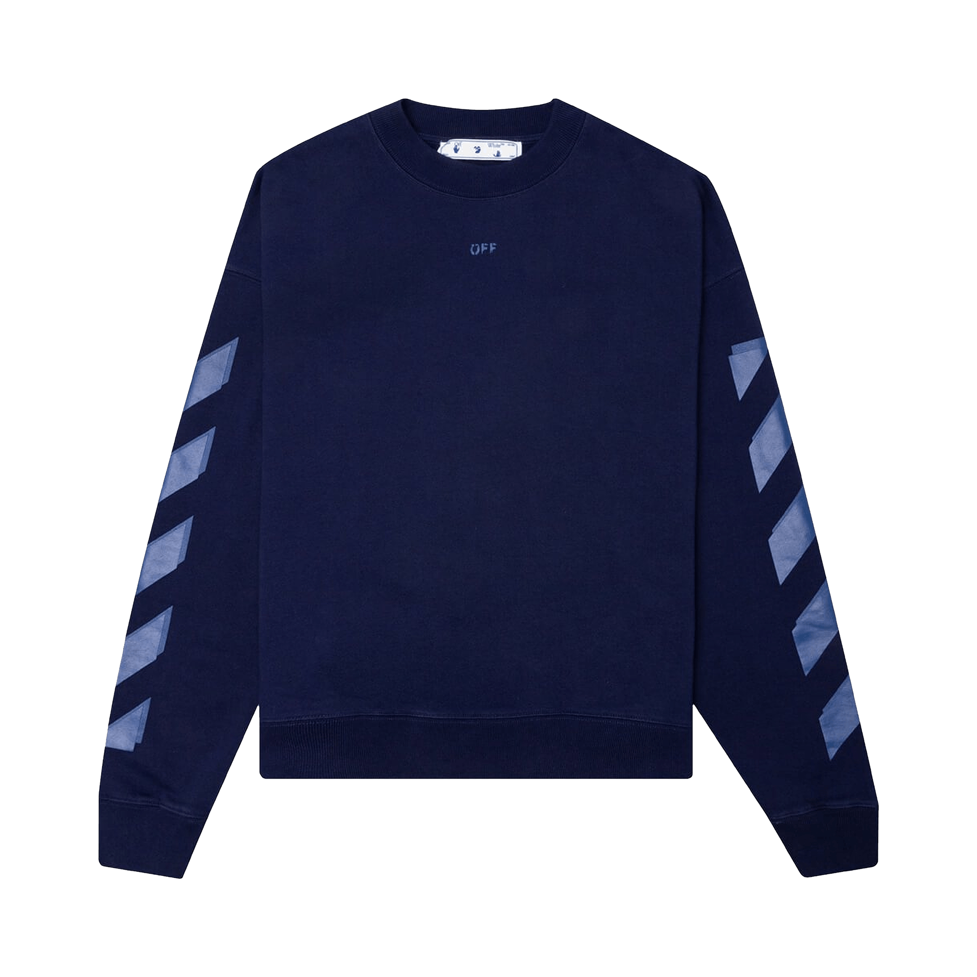 Off-White Rubber Arrow Skate Crewneck 'Blue/Blue'