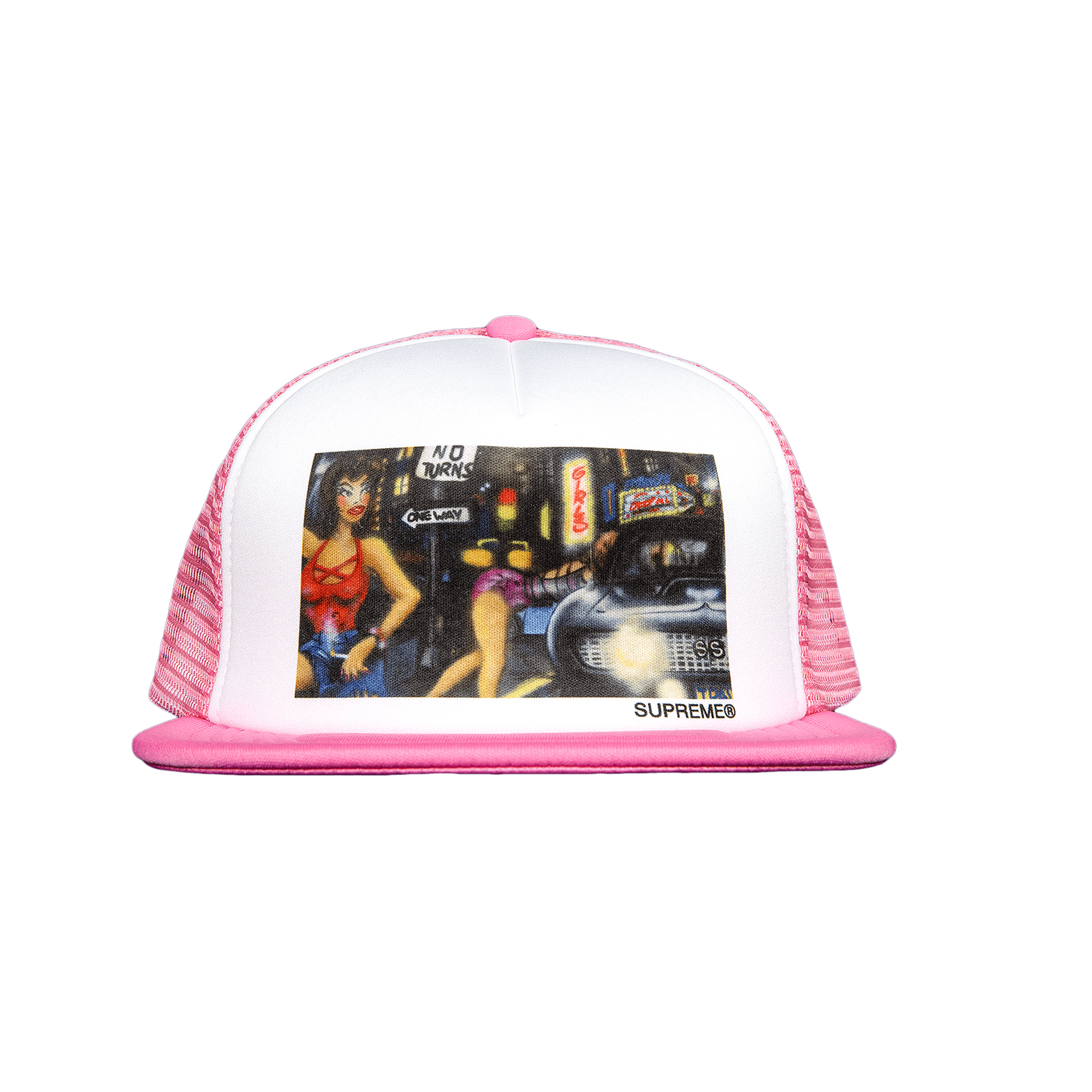 Pre-owned Supreme Lady Pink Mesh Back 5-panel 'pink'