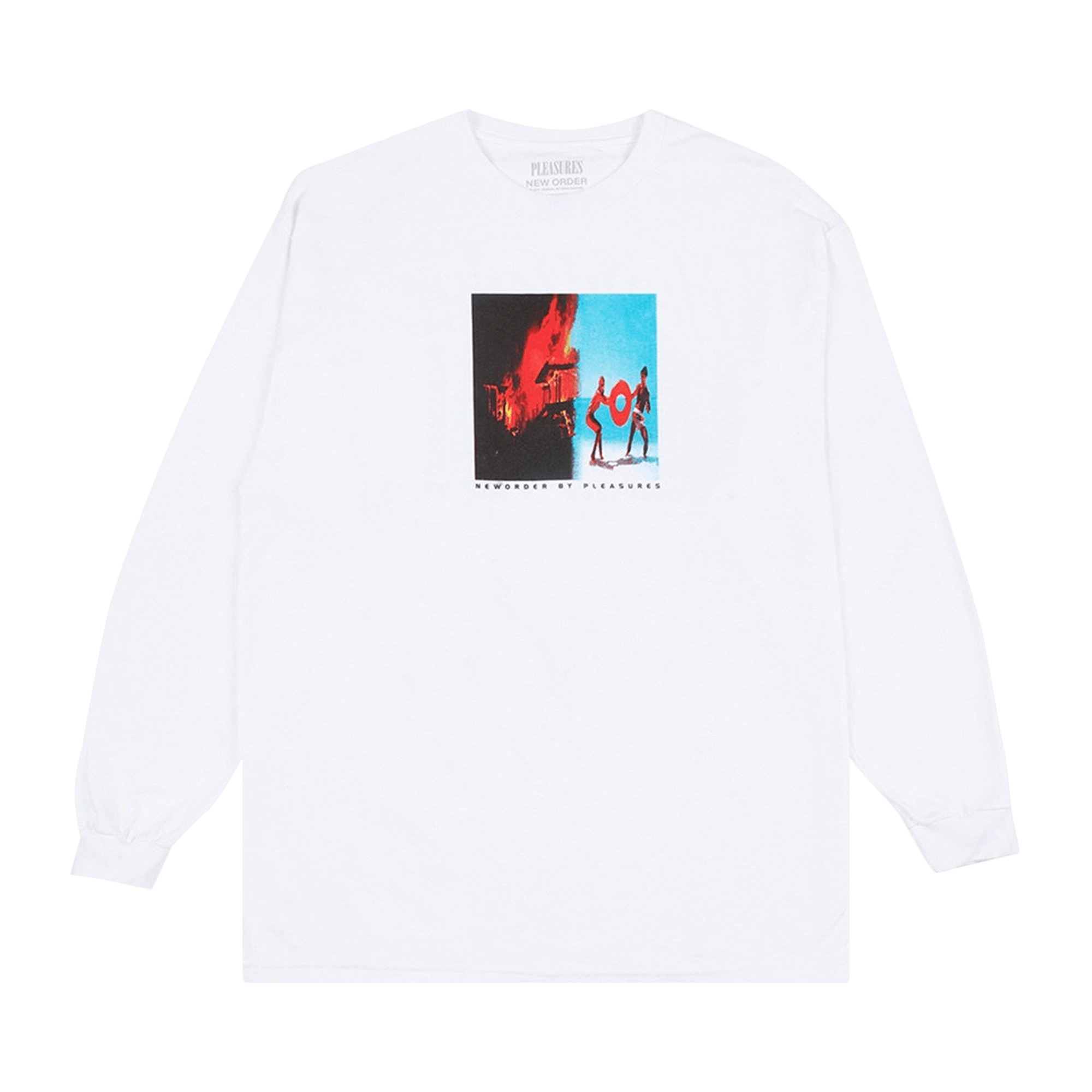 Pleasures Repulic Long-Sleeve T-Shirt 'White'