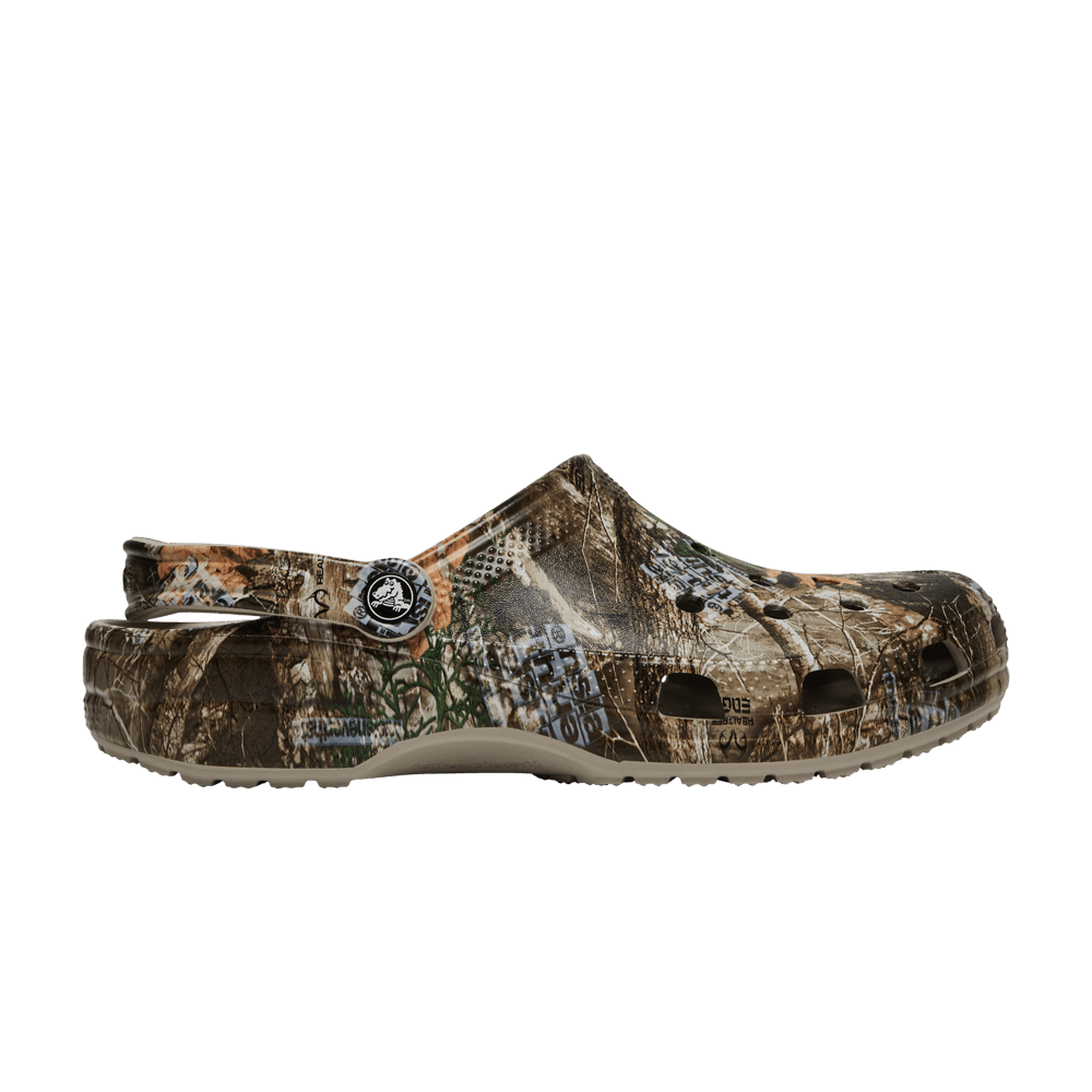 thisisneverthat x Realtree x Crocs Classic Clog 'Edge Camo - Walnut'