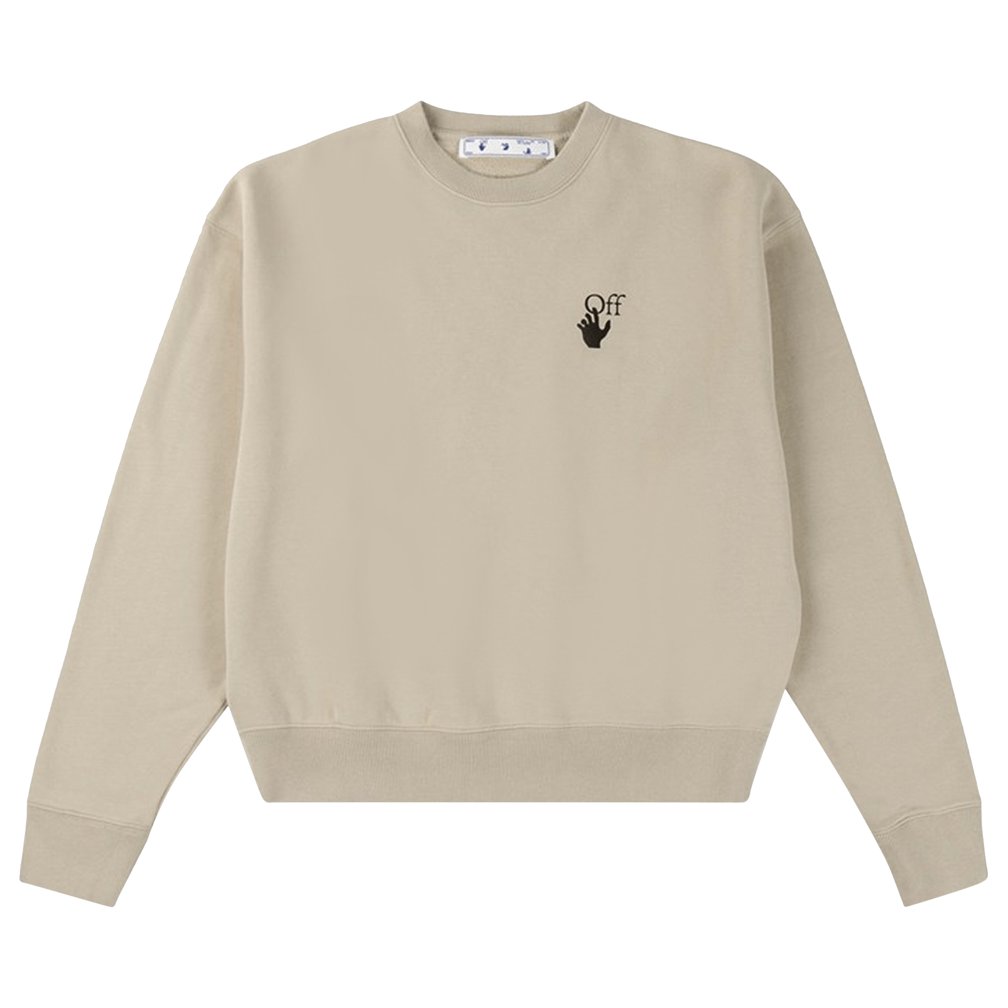 Off-White Bubble Arrow Over Crewneck 'Abbey Stone'