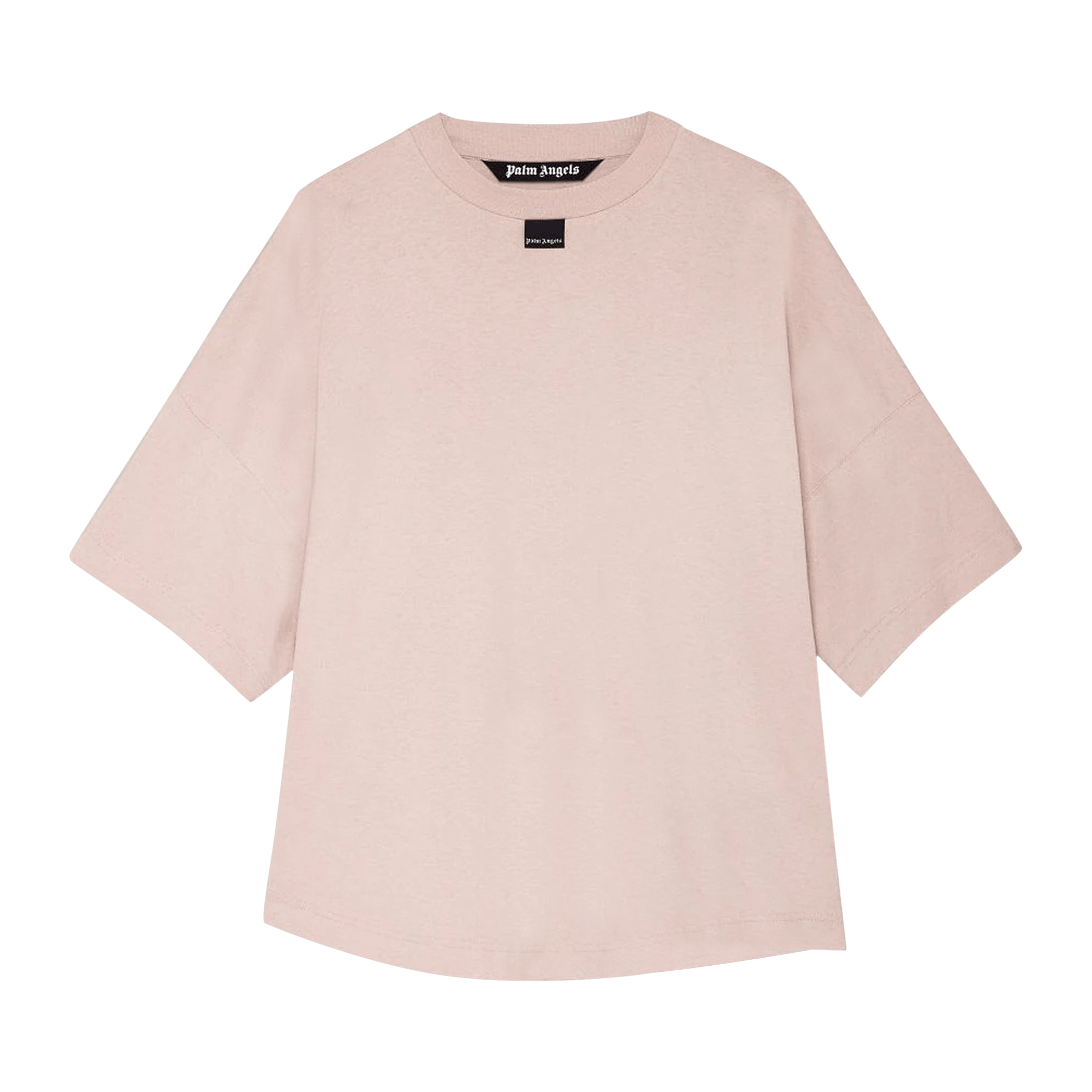 Palm Angels Blurred Logo Over Tee 'Mauve/White'
