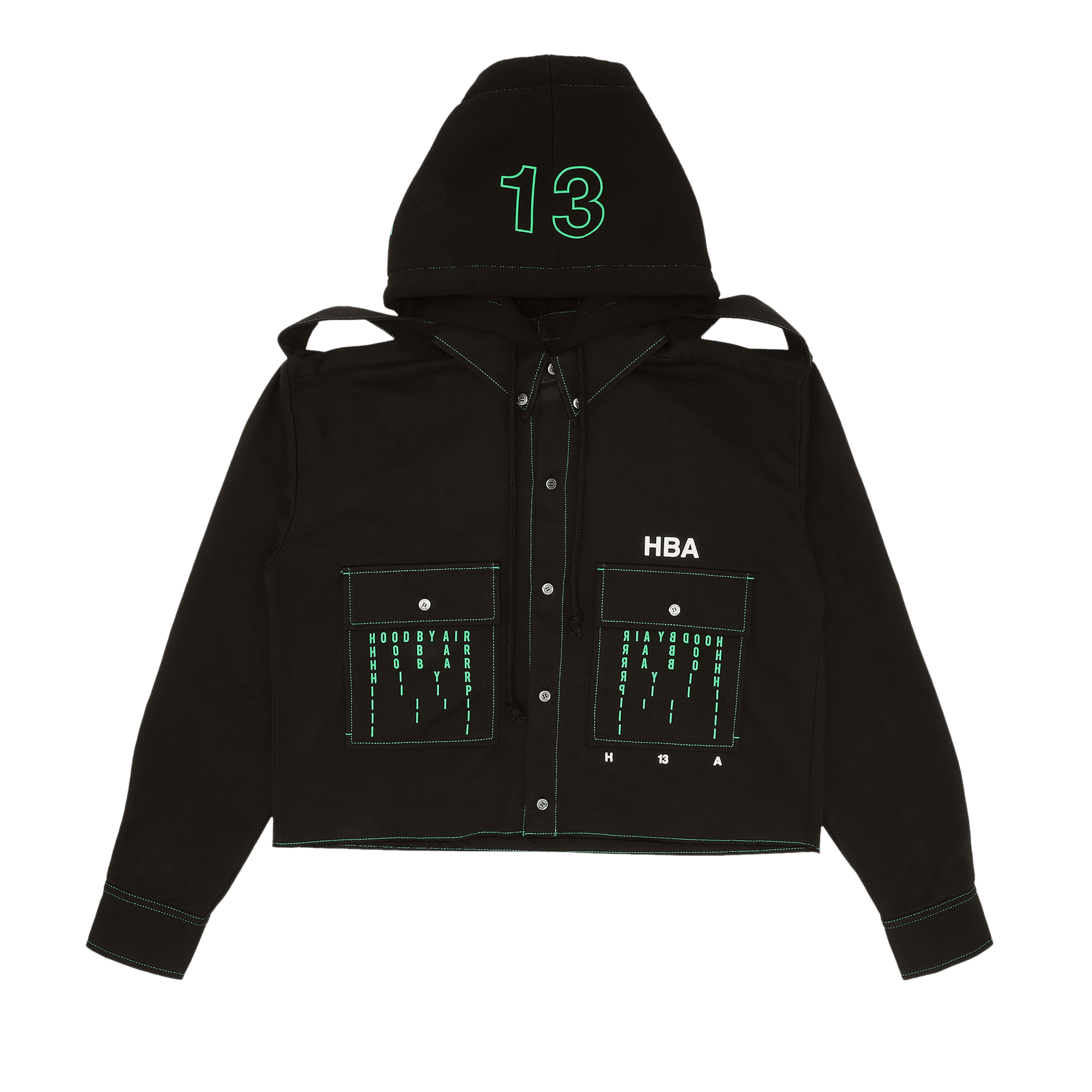Buy Hood By Air Cookie Hoodie 'Black' - HBA 14602 000 | GOAT
