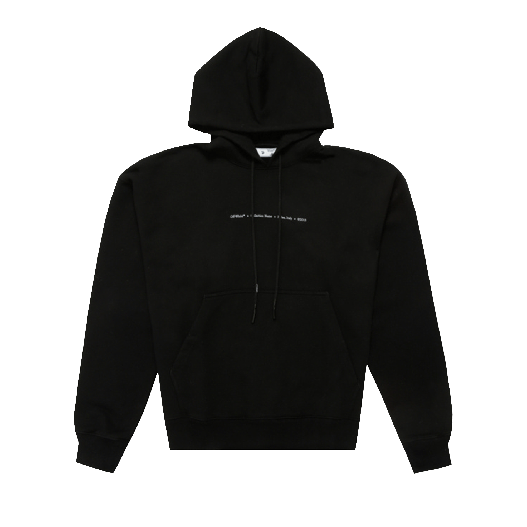 Off-White Marker Skate Hoodie 'Black/Multicolor'
