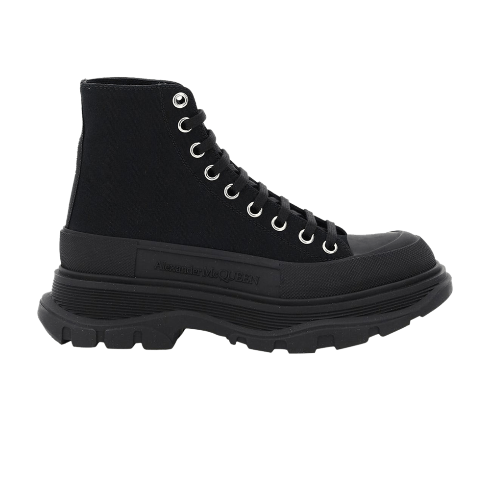 Alexander McQueen Wmns Tread Slick Boots 'Triple Black'