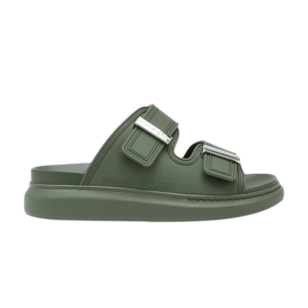 Buy Alexander McQueen Hybrid Double Buckle Sandal 'Khaki